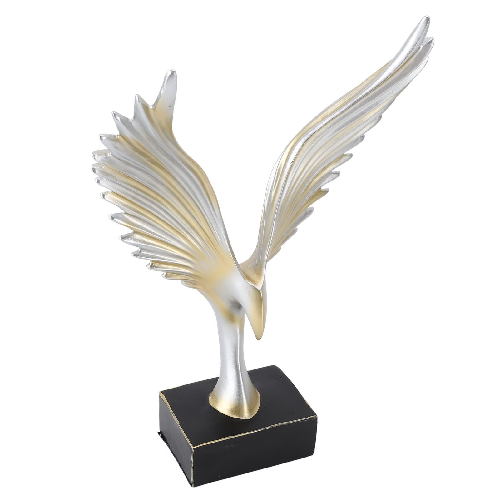 Resin Eagle Figurine Home Decor Abstract Eagle Wing Statue Sculpture Ornament view 9