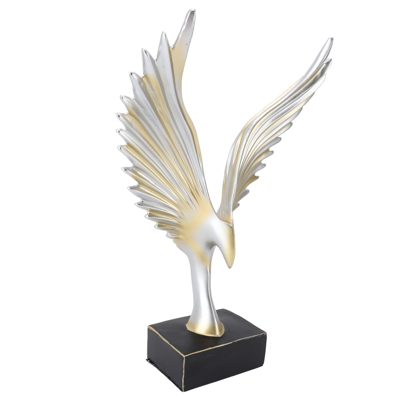 Resin Eagle Figurine Home Decor Abstract Eagle Wing Statue Sculpture Ornament view 11