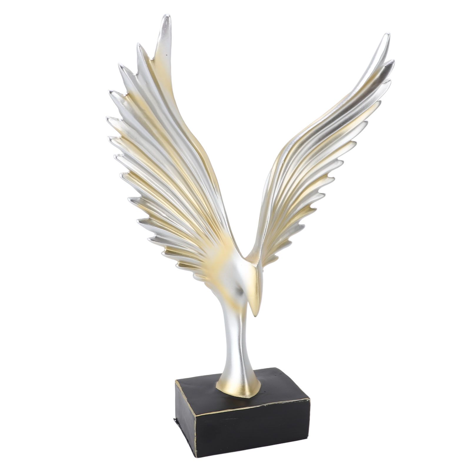 Resin Eagle Figurine Home Decor Abstract Eagle Wing Statue Sculpture Ornament view 12