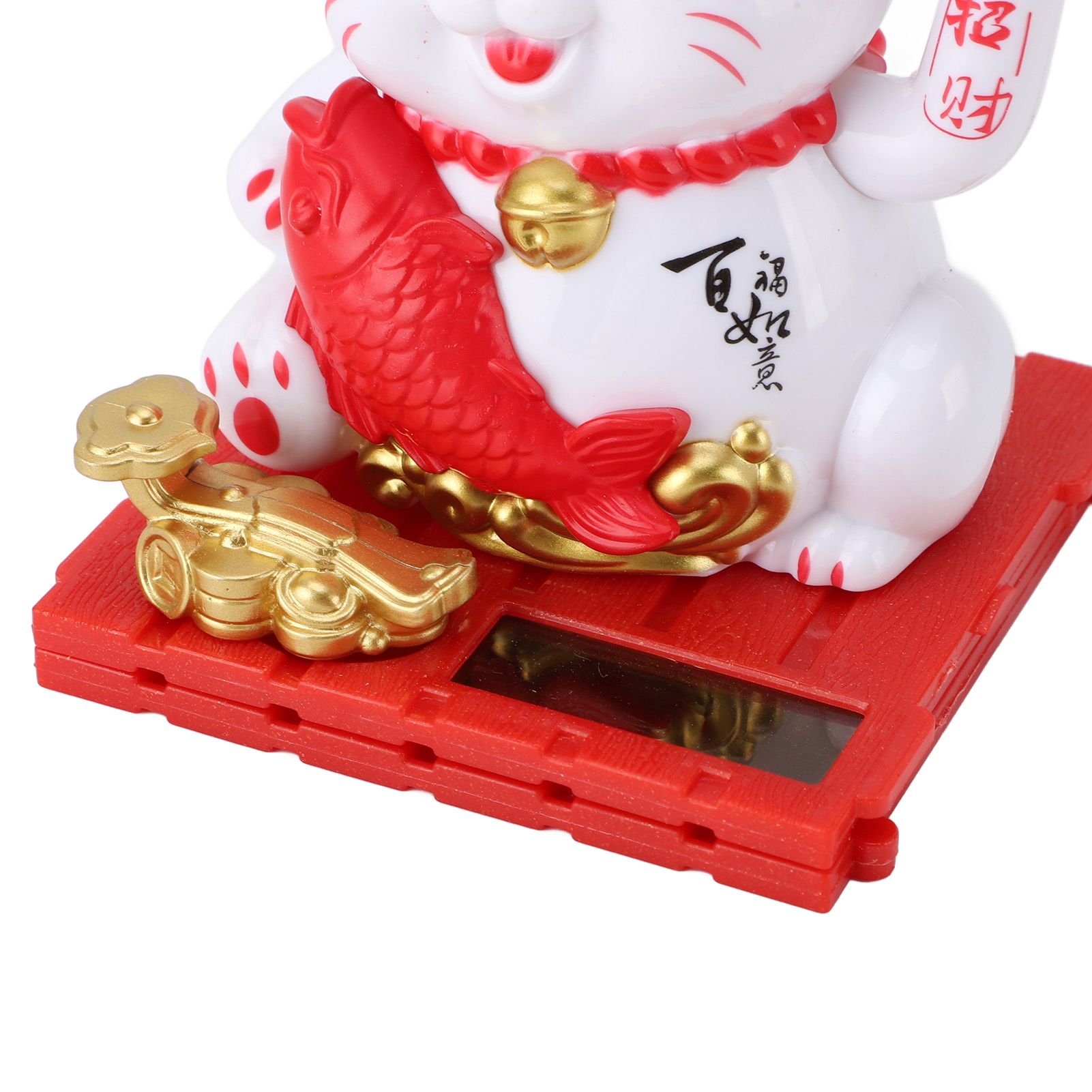Solar Waving Cat Innovative Cute Solar Lucky Cat Solar Powered Fortune Cat view 2