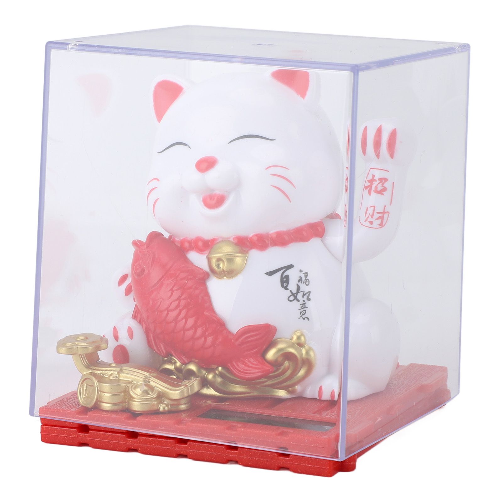 Solar Waving Cat Innovative Cute Solar Lucky Cat Solar Powered Fortune Cat view 4