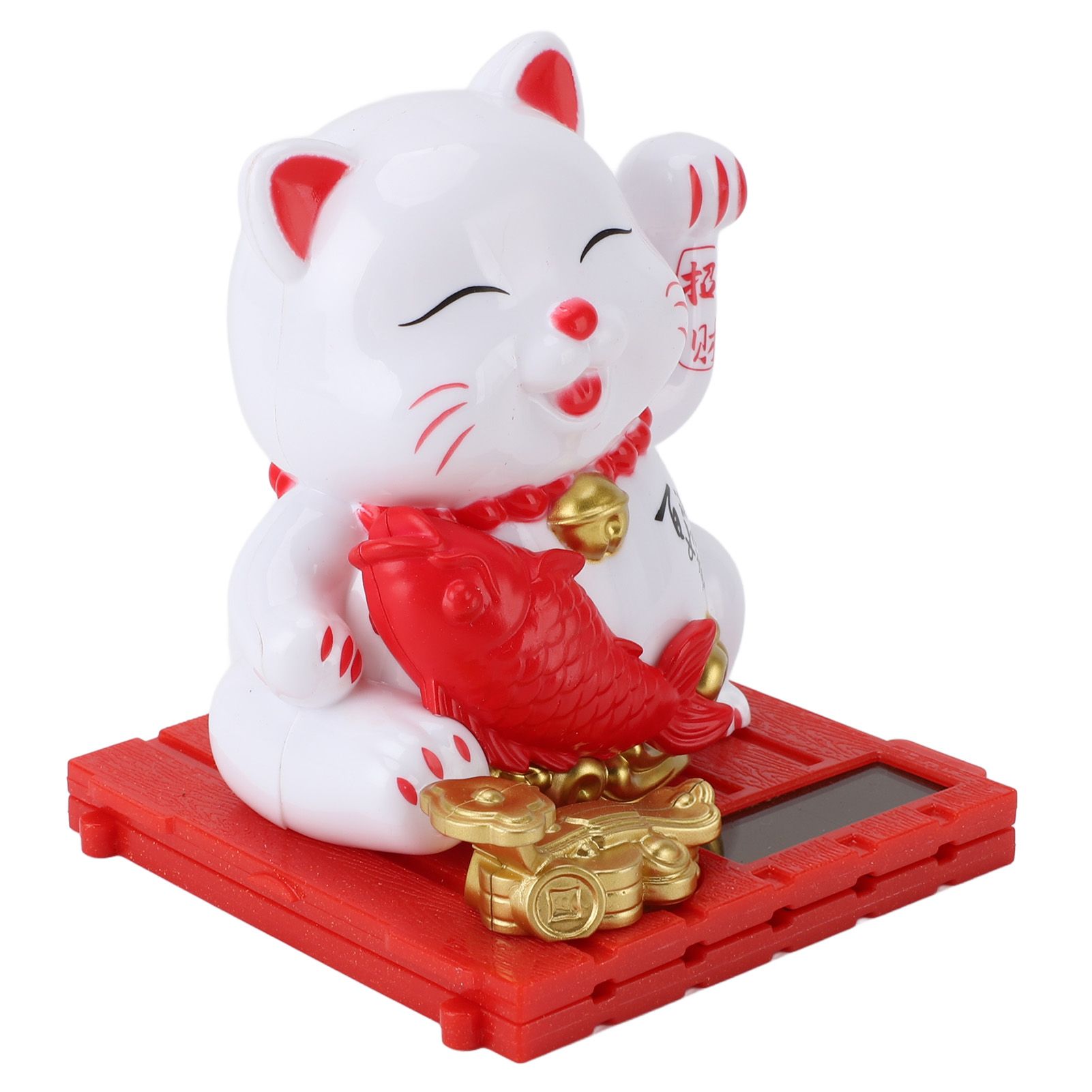 Solar Waving Cat Innovative Cute Solar Lucky Cat Solar Powered Fortune Cat view 6