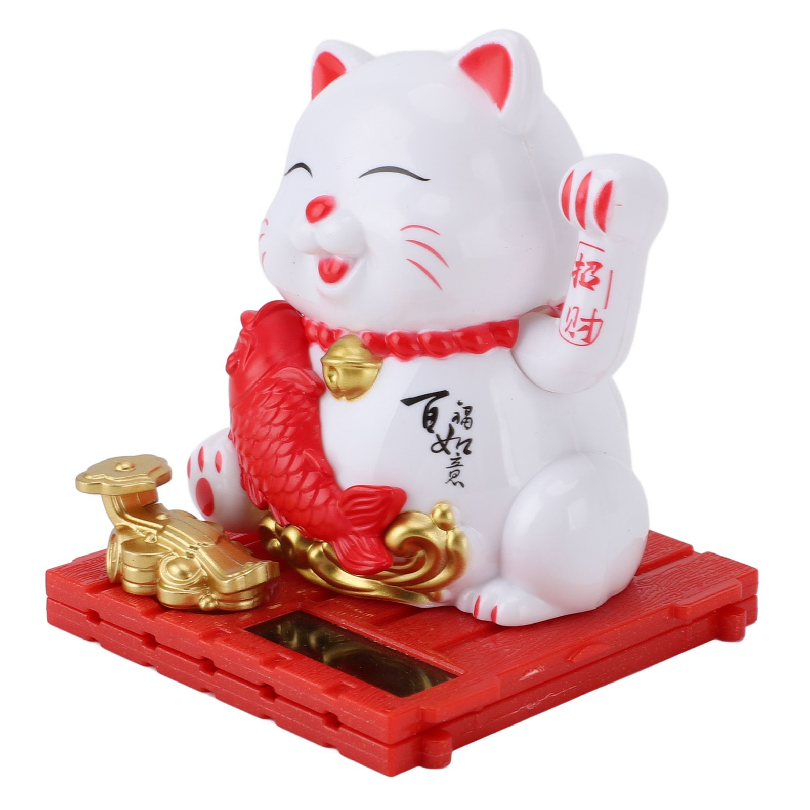Solar Waving Cat Innovative Cute Solar Lucky Cat Solar Powered Fortune Cat view 8