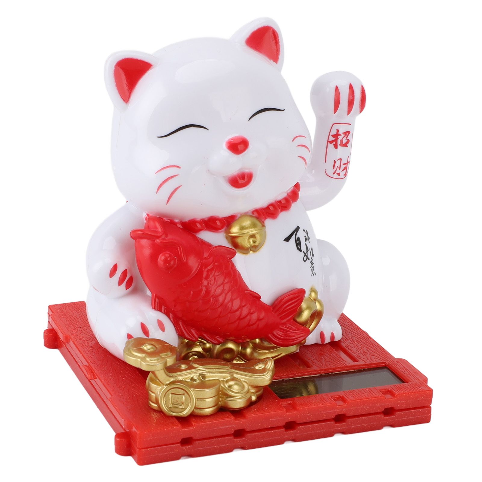 Solar Waving Cat Innovative Cute Solar Lucky Cat Solar Powered Fortune Cat view 9