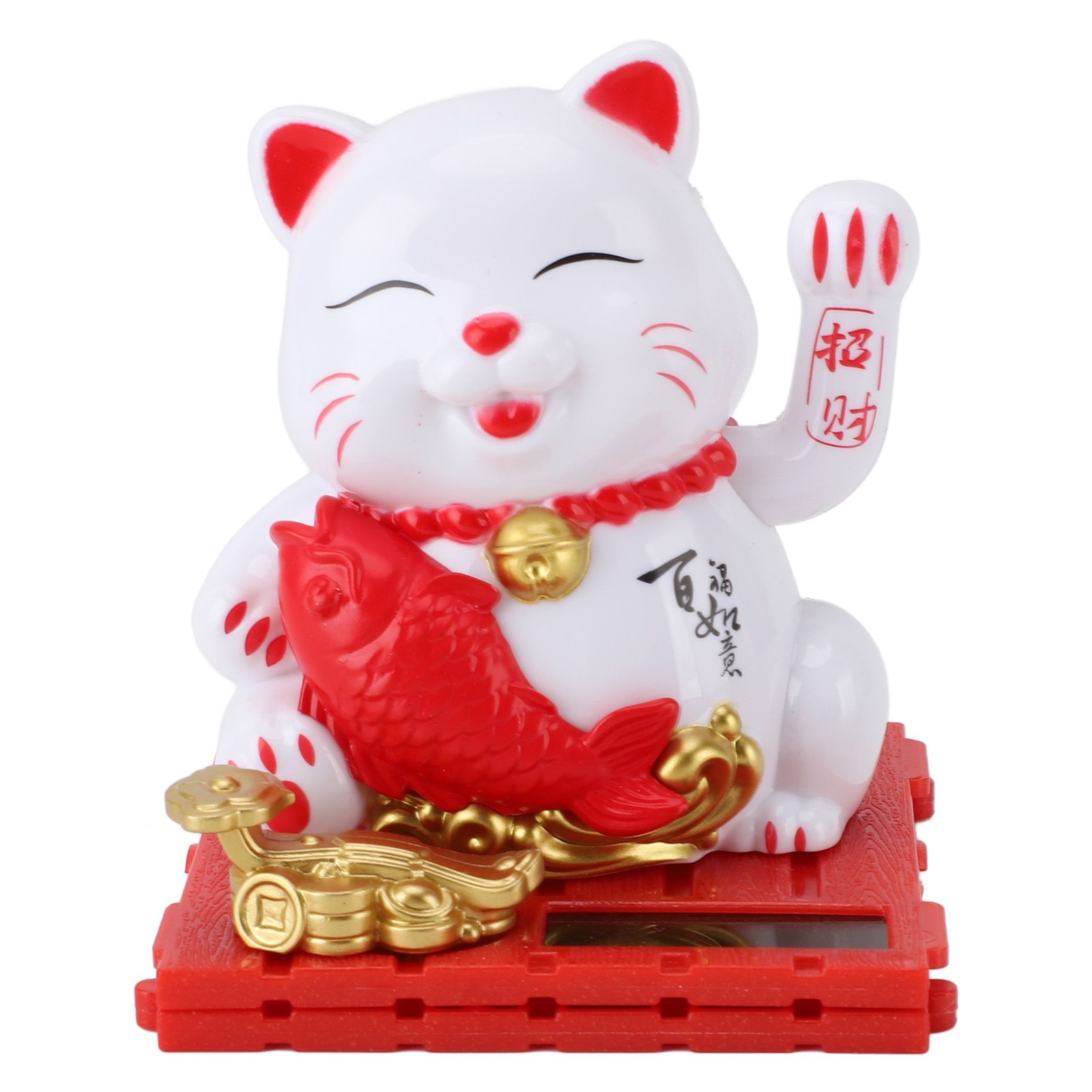 Solar Waving Cat Innovative Cute Solar Lucky Cat Solar Powered Fortune Cat view 11