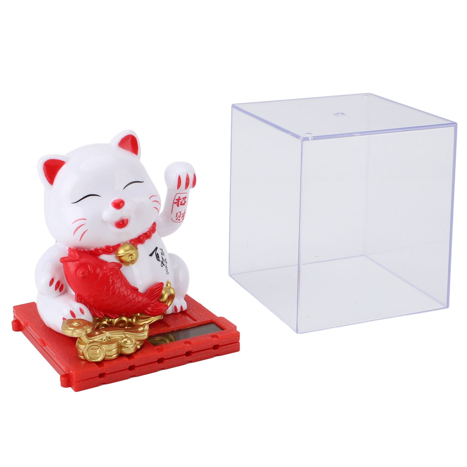Solar Waving Cat Innovative Cute Solar Lucky Cat Solar Powered Fortune Cat view 12