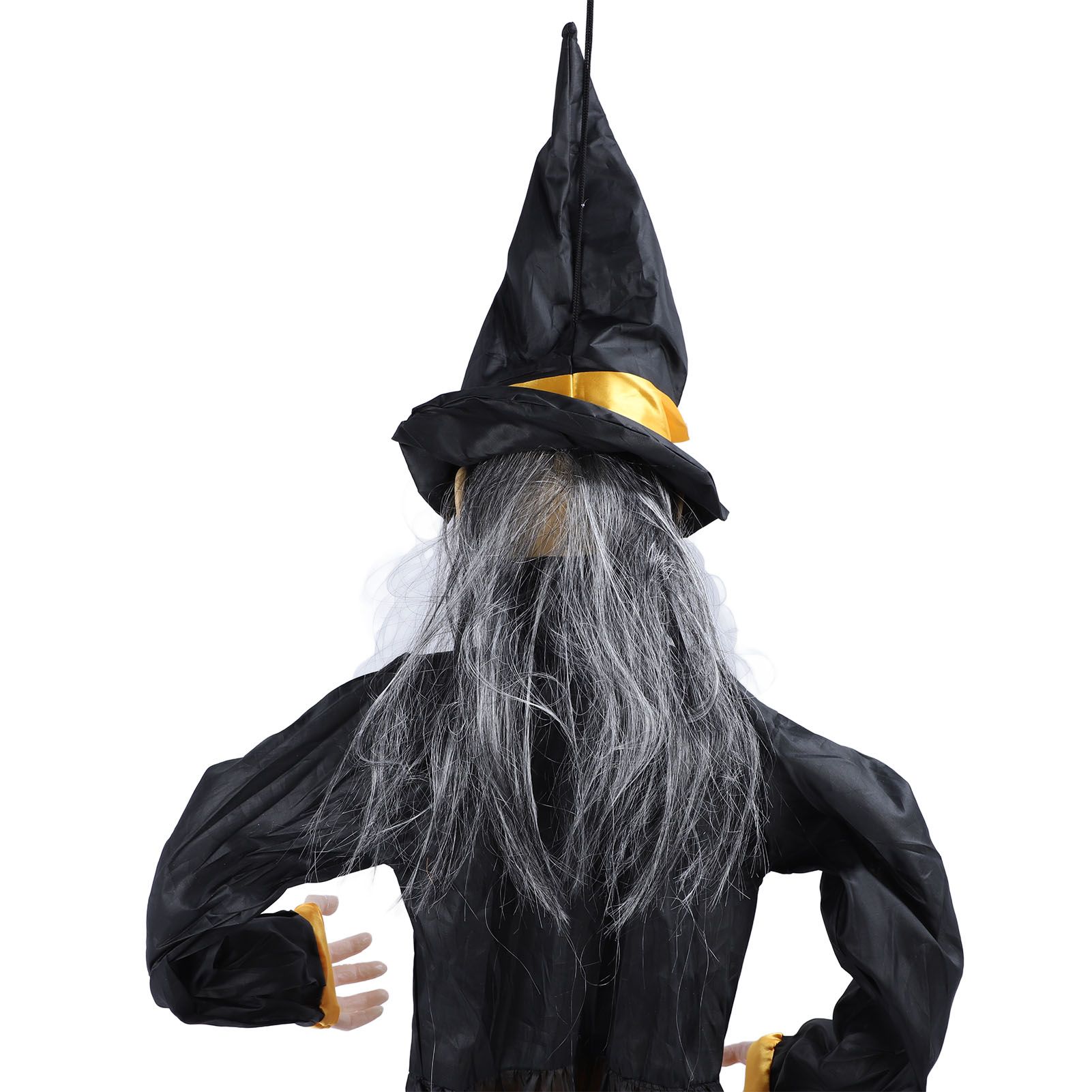 Hanging Witch Decoration Voice Controlled Outdoor Witch Props Ornament for view 5