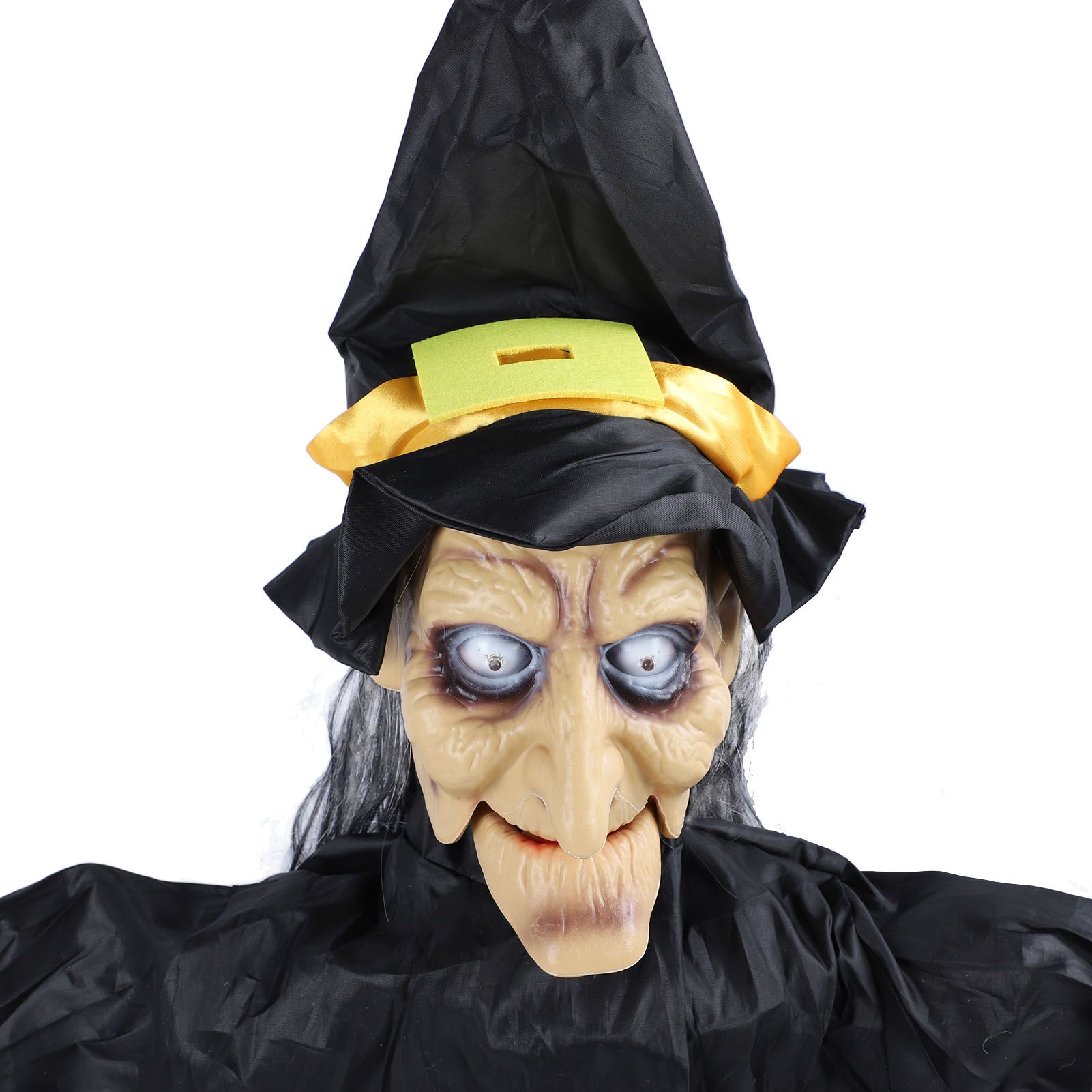 Hanging Witch Decoration Voice Controlled Outdoor Witch Props Ornament for view 7