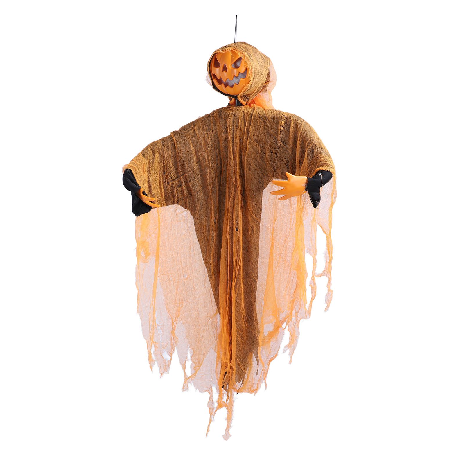 Hanging Pumpkin Ghost with Sound Battery Powered Rotatable Head Light Up Ghost view 9