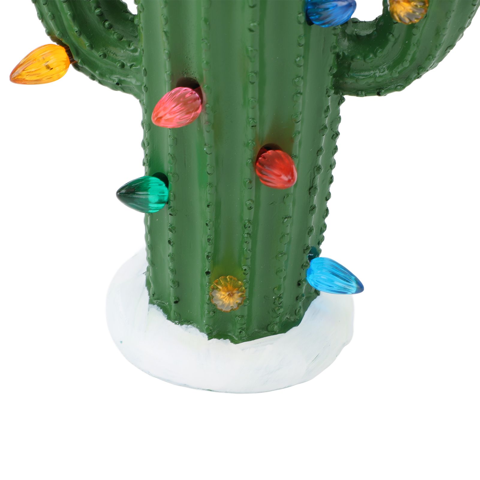 Cactus Night Light Resin Glowing Decorative Cactus Ornament Table Lamp for view 7