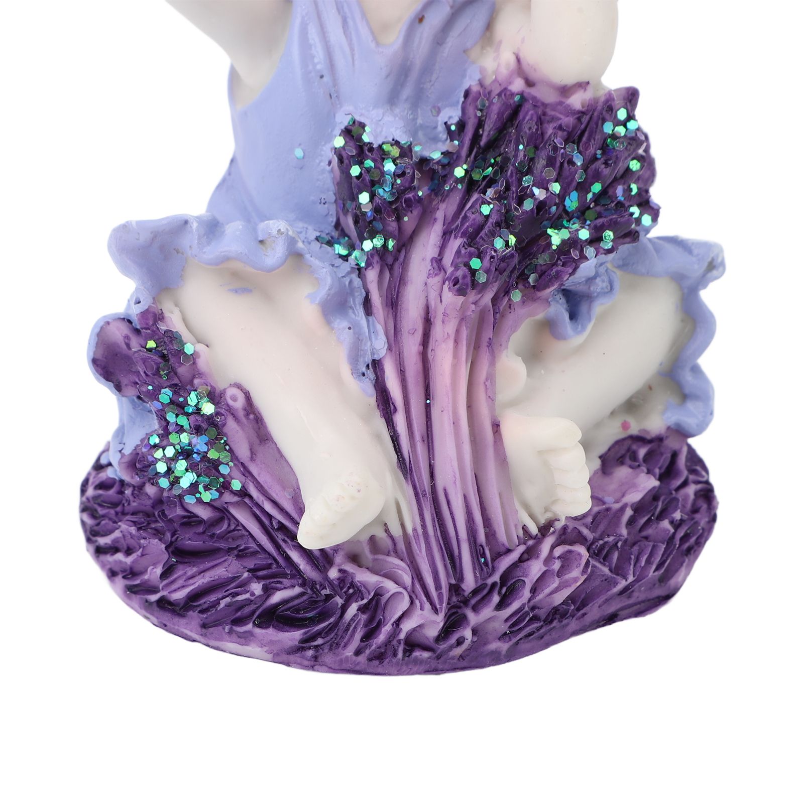 Garden Gnome Figurine Resin Cute Little Girl Gnome Statue Desktop Decorative view 2