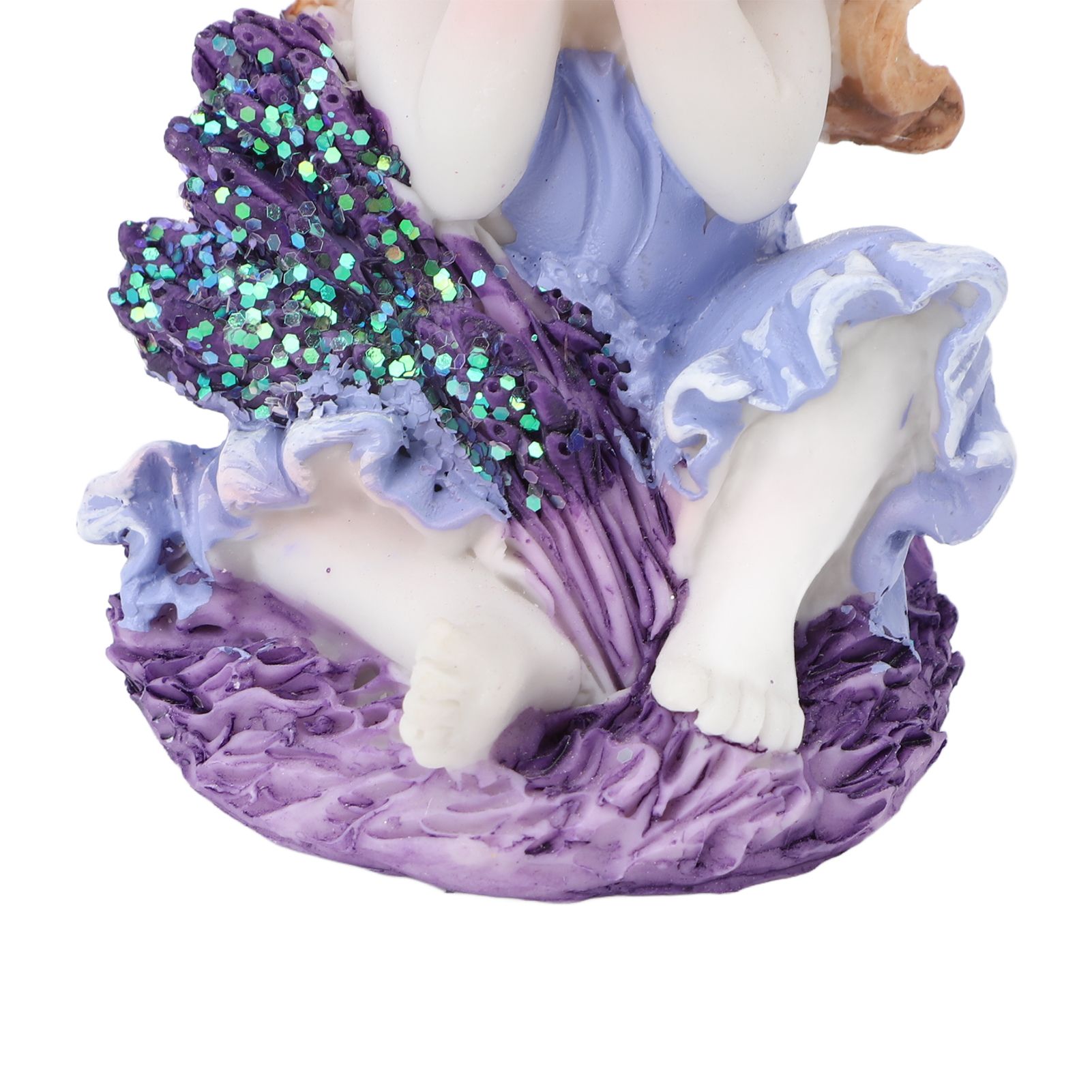 Garden Gnome Figurine Resin Cute Little Girl Gnome Statue Desktop Decorative view 7
