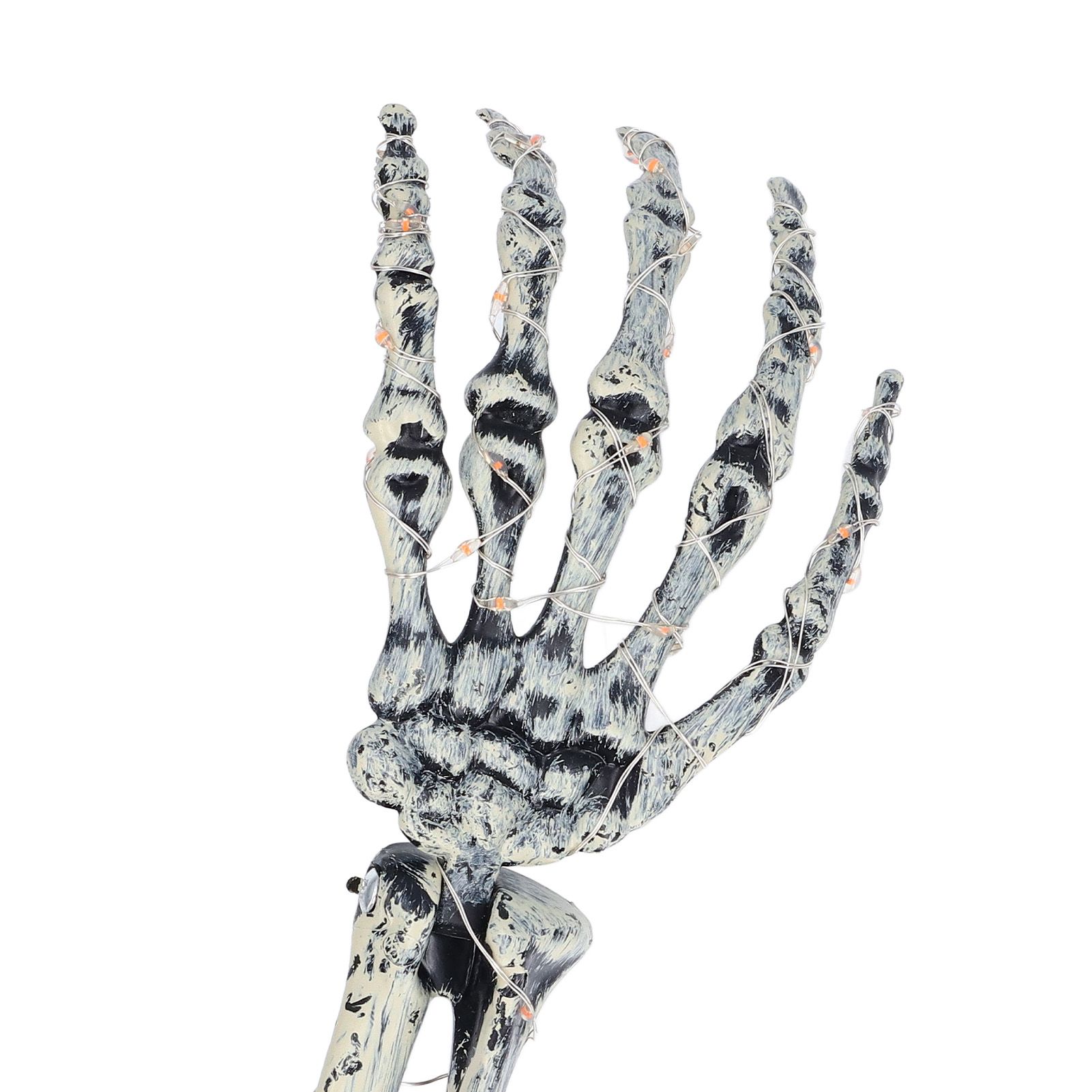 5 in 1 LED Skeleton Arm Stakes Plastic Water Proof Red Lighted Skeleton Hands view 5