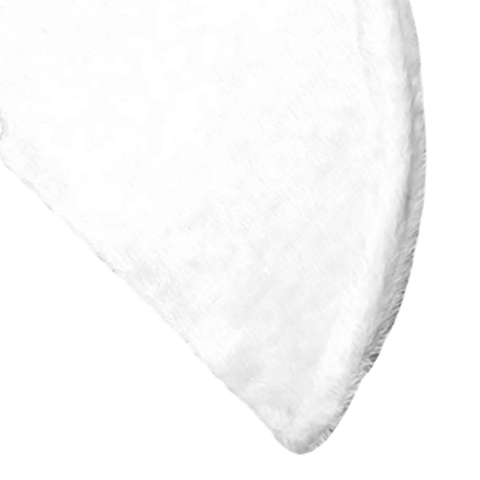 White Tree Skirt 140CM Plush Festival Tree Base Decoration for Family view 7