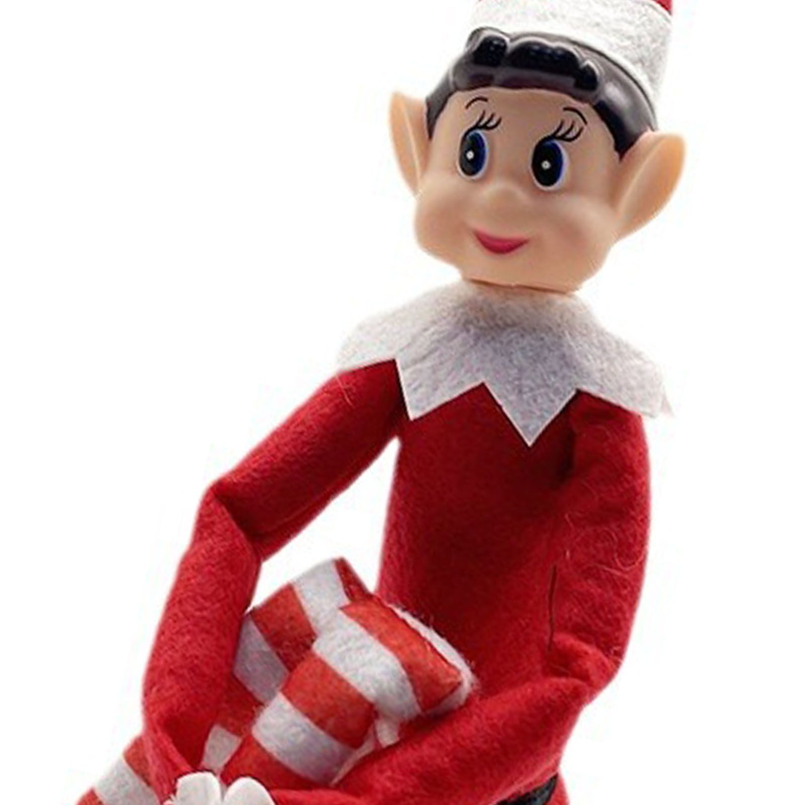 Christmas Long Legged Elf Ornament Red Sitting Elf Ornament Christmas view 5