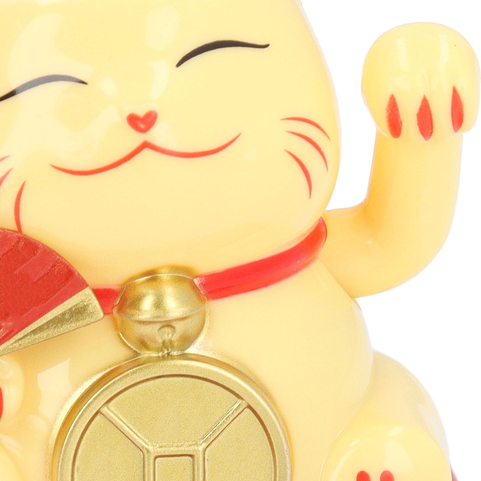2inch Solar Fortune Cat with Clear Box Solar Powered Lucky Cat Waving Arm Set view 5