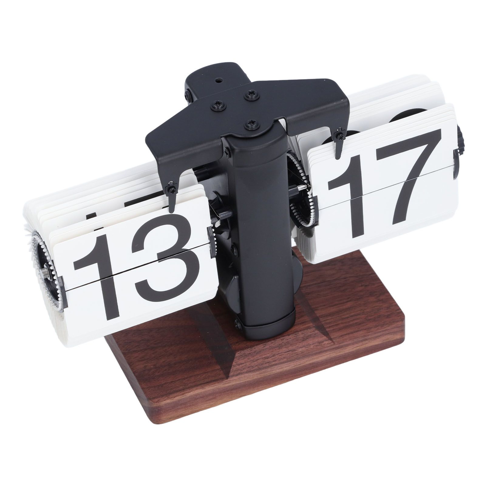 Retro Flip Down Clock Stylish Minimalism Style Small Balance 24H Automatic view 11