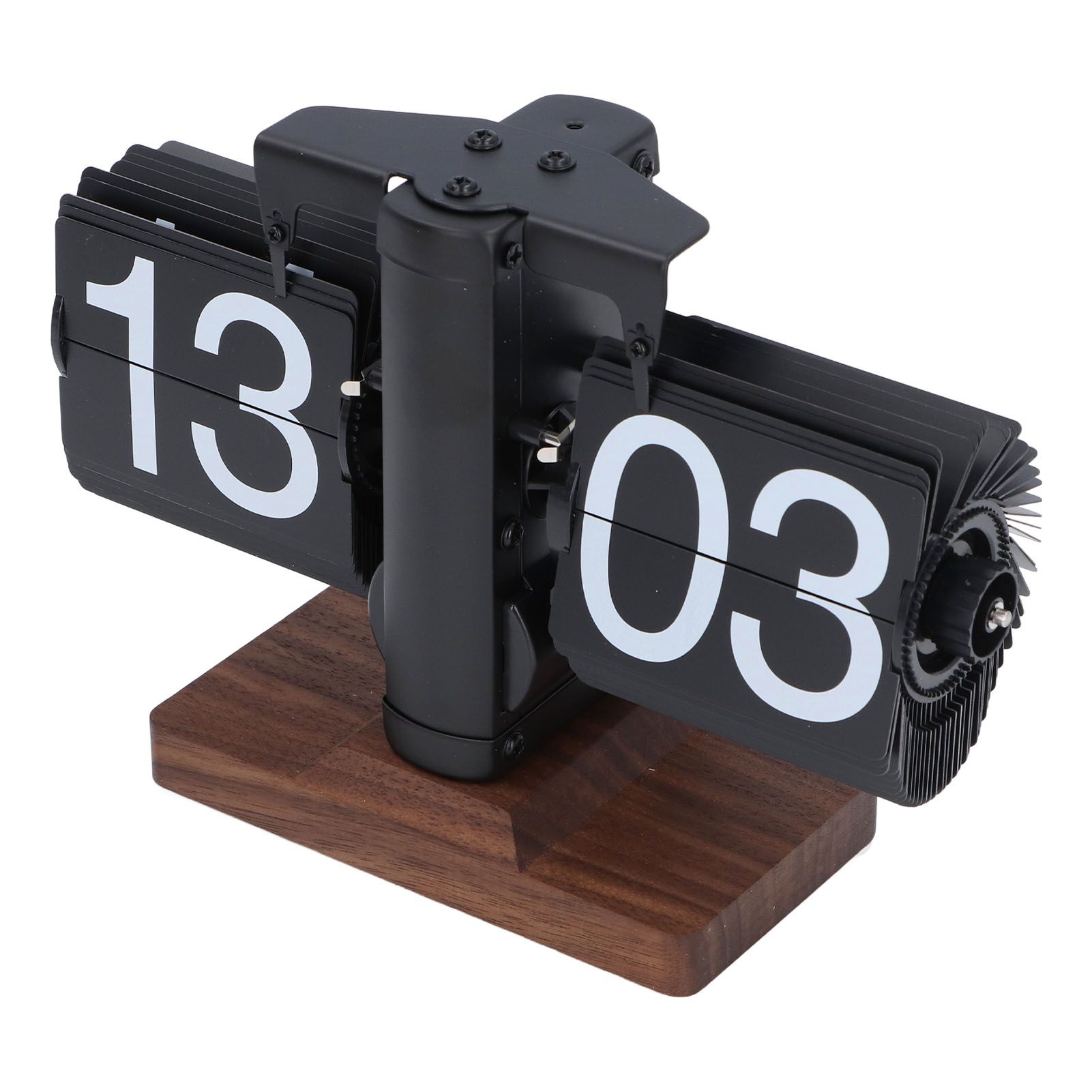 Retro Flip Down Clock Stylish Minimalism Style Small Balance 24H Automatic view 6