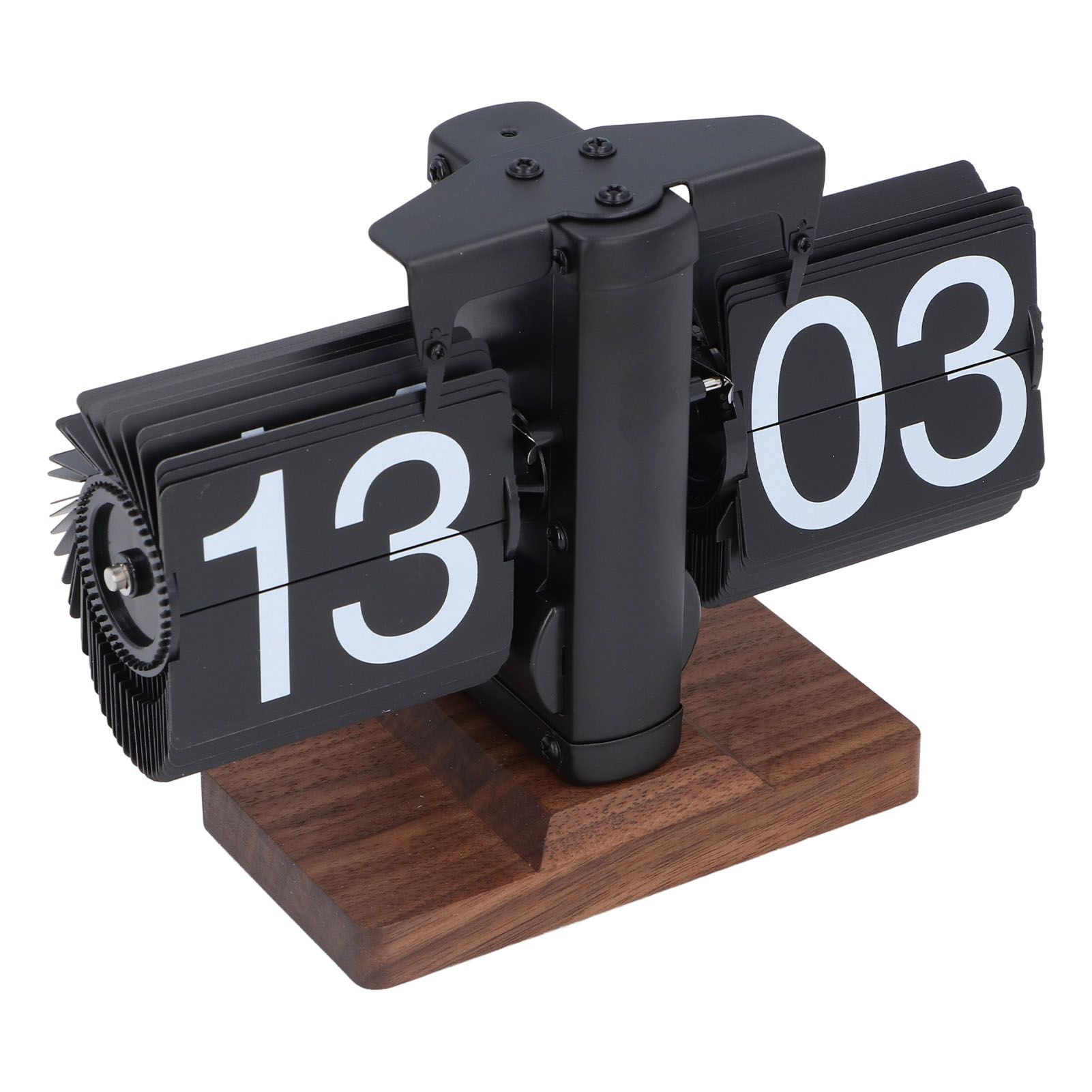 Retro Flip Down Clock Stylish Minimalism Style Small Balance 24H Automatic view 8