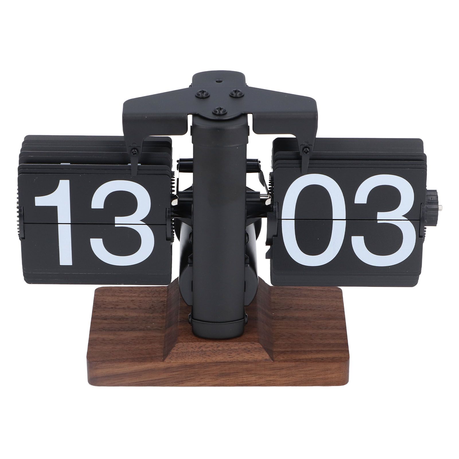 Retro Flip Down Clock Stylish Minimalism Style Small Balance 24H Automatic view 10