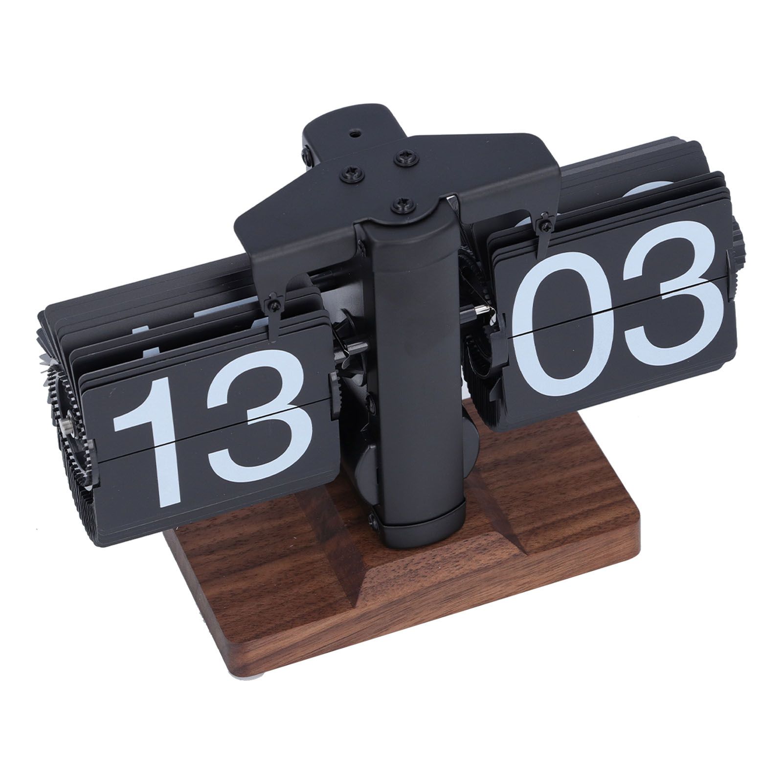Retro Flip Down Clock Stylish Minimalism Style Small Balance 24H Automatic view 11