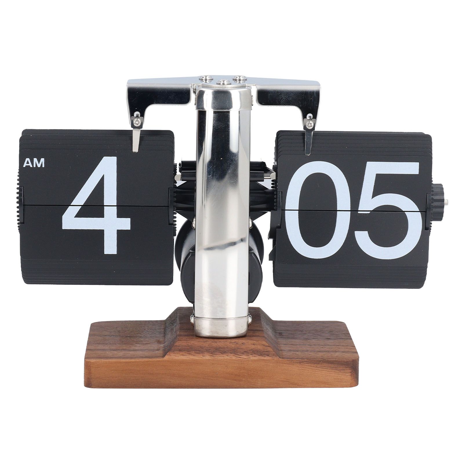 Retro Vintage Flip Desk Clock 12 Hours Single Sided Auto Flip Table Clock view 3