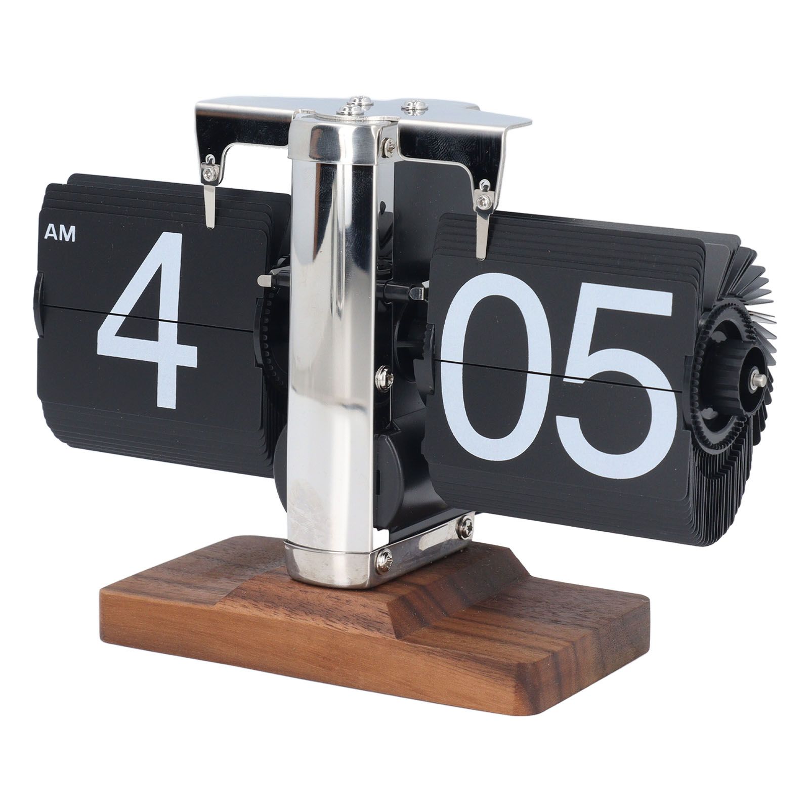 Retro Vintage Flip Desk Clock 12 Hours Single Sided Auto Flip Table Clock view 4