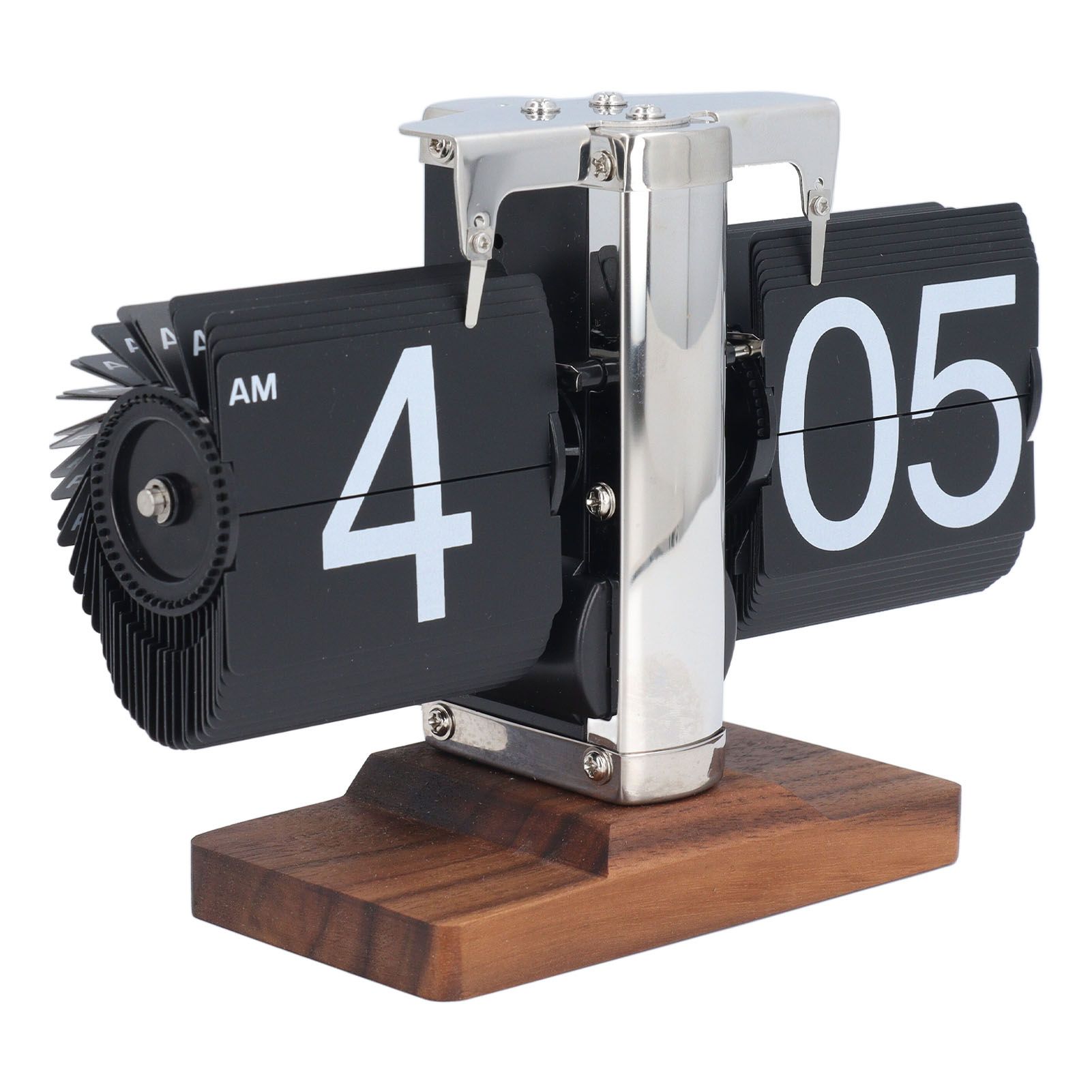 Retro Vintage Flip Desk Clock 12 Hours Single Sided Auto Flip Table Clock view 6