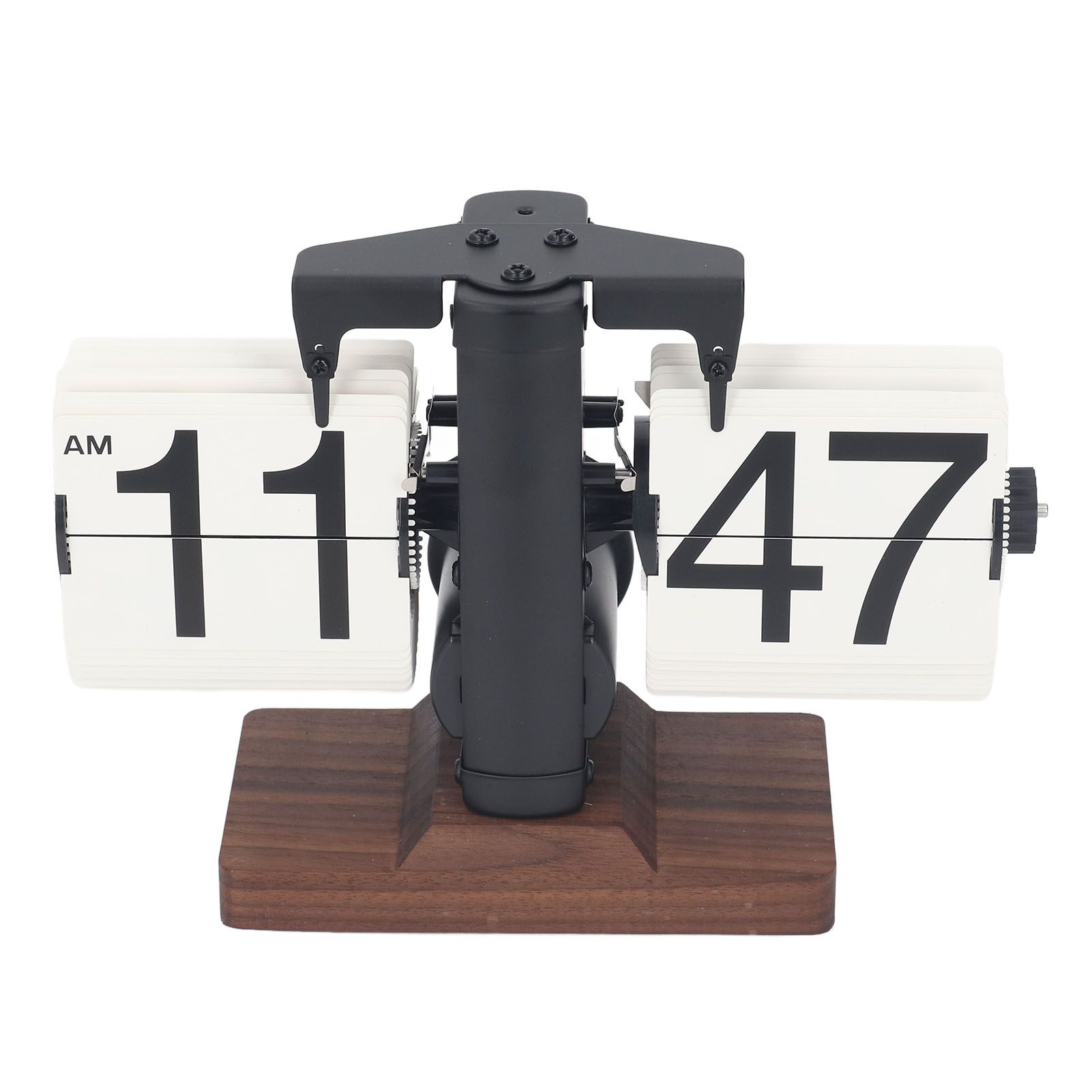Digital Flip Desk Clock 12 Hours Single Sided Battery Powered Retro Mechanical view 3