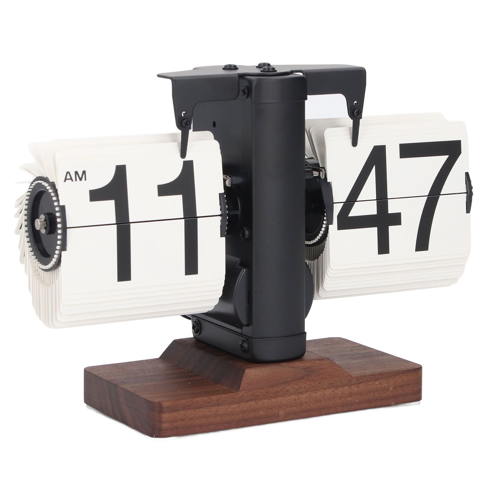 Digital Flip Desk Clock 12 Hours Single Sided Battery Powered Retro Mechanical view 6