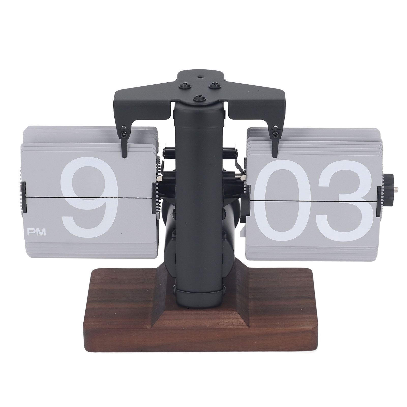 Digital Flip Desk Clock 12 Hours Single Sided Battery Powered Retro Mechanical view 3