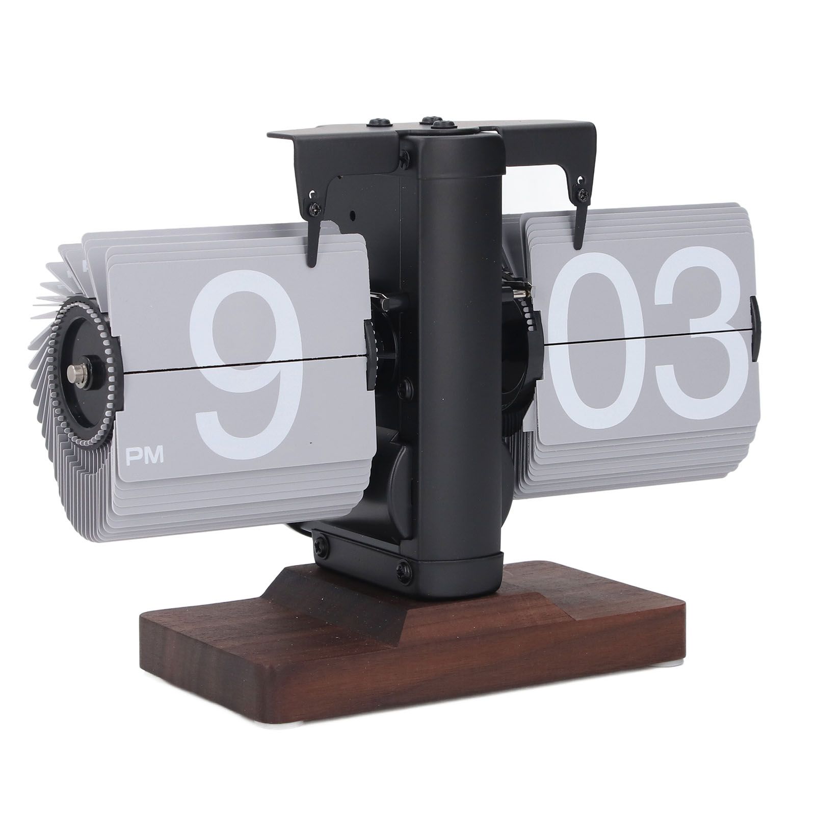 Digital Flip Desk Clock 12 Hours Single Sided Battery Powered Retro Mechanical view 4