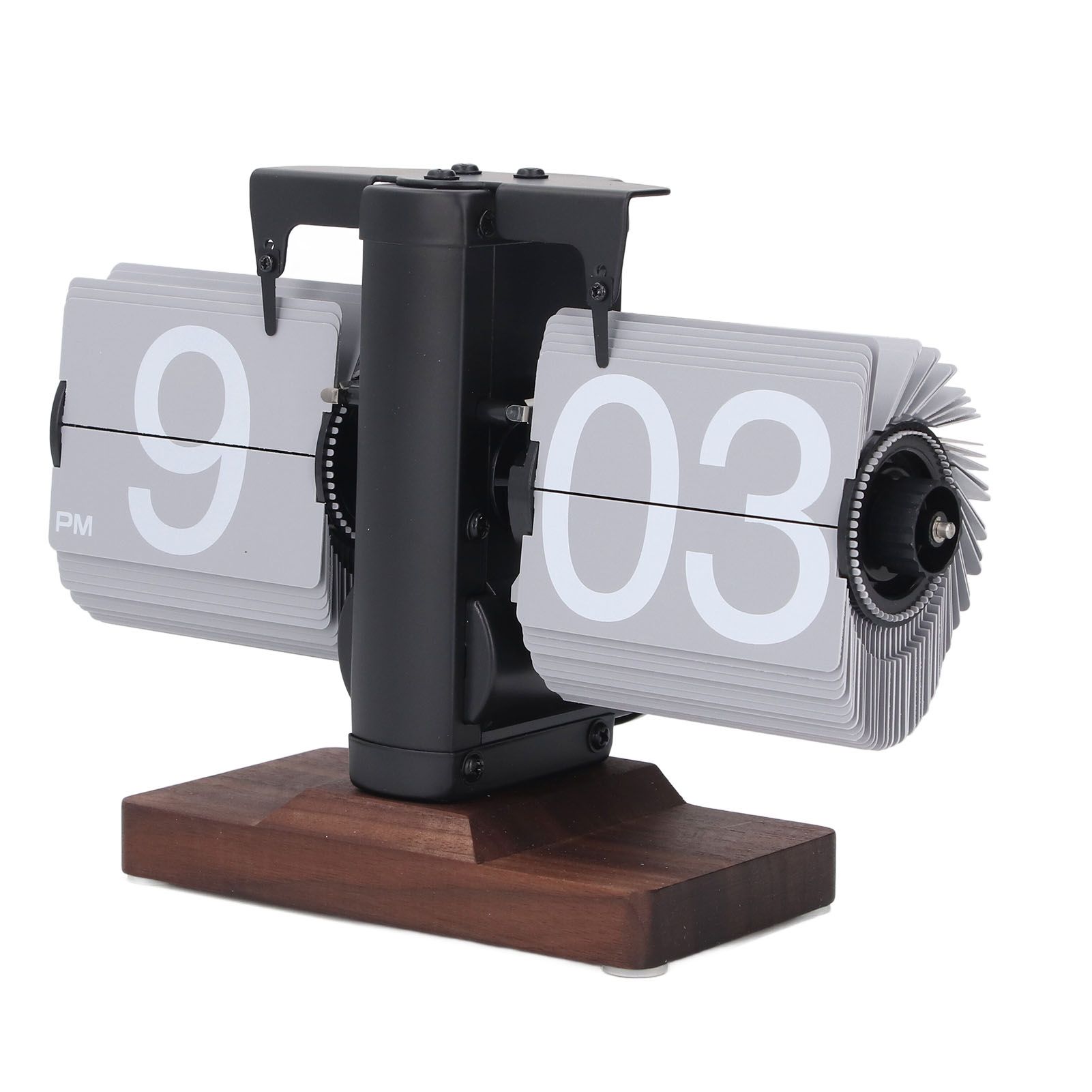 Digital Flip Desk Clock 12 Hours Single Sided Battery Powered Retro Mechanical view 6
