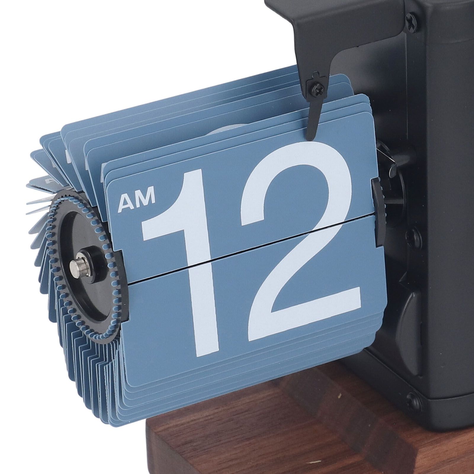 Digital Flip Desk Clock 12 Hours Single Sided Battery Powered Retro Mechanical view 2
