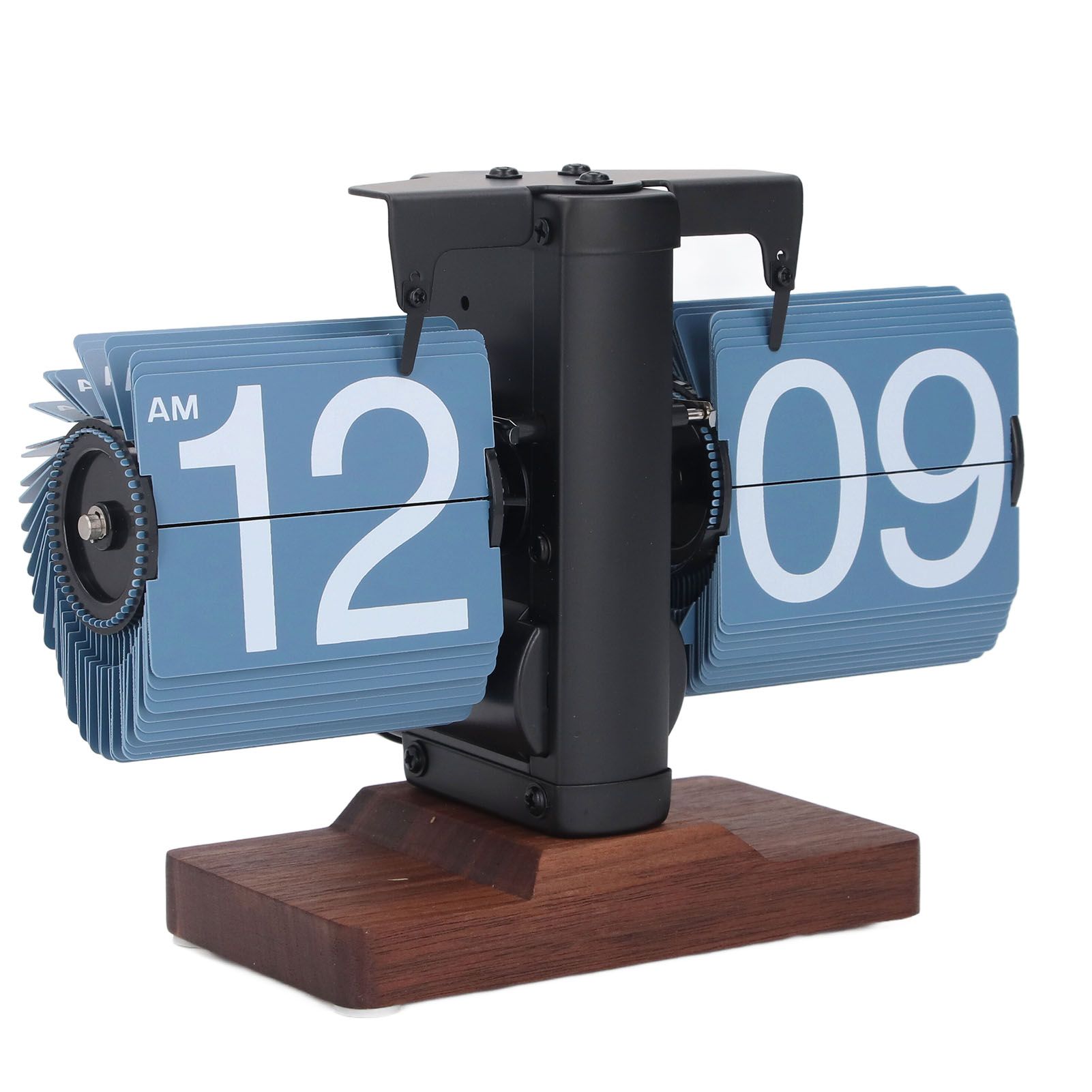 Digital Flip Desk Clock 12 Hours Single Sided Battery Powered Retro Mechanical view 4