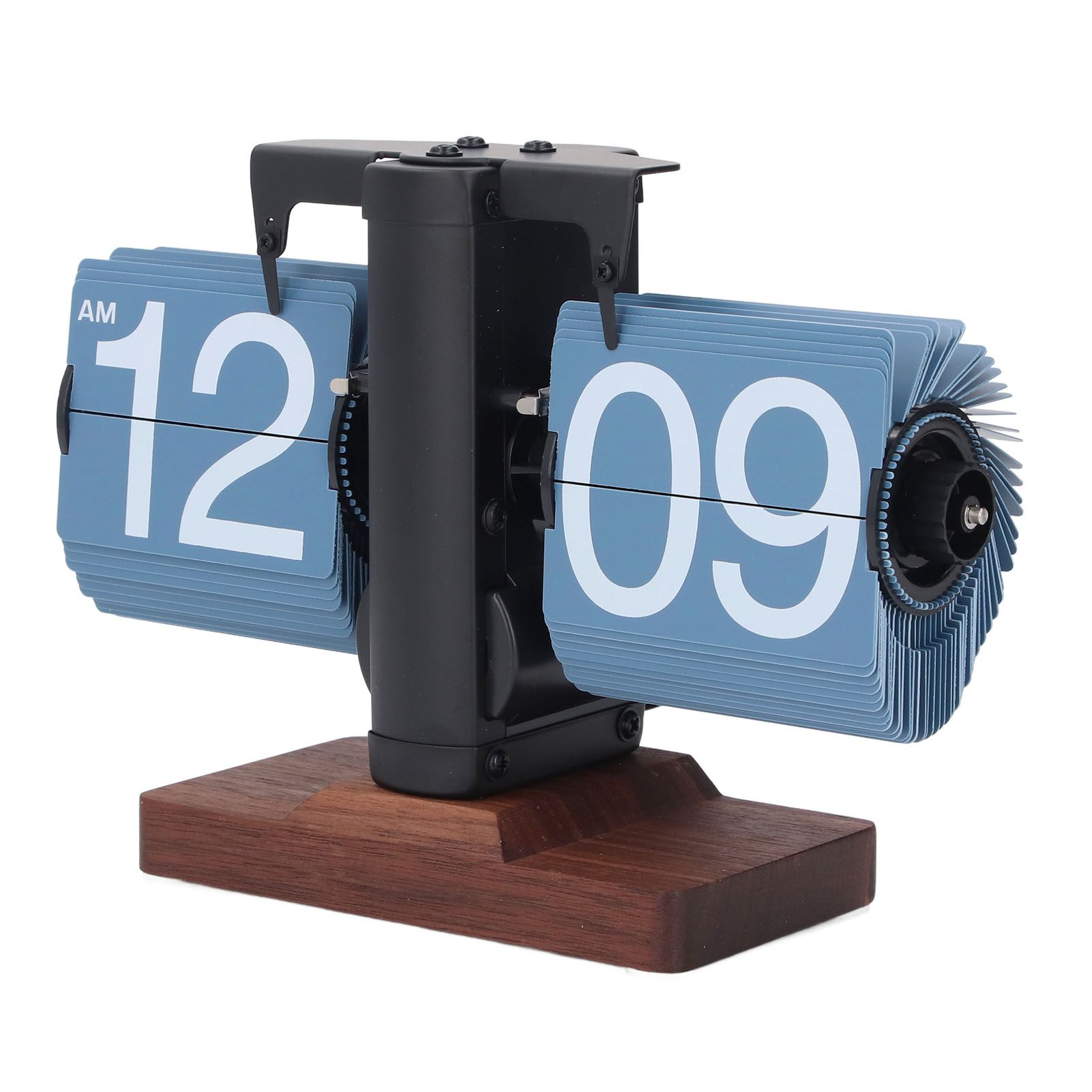 Digital Flip Desk Clock 12 Hours Single Sided Battery Powered Retro Mechanical view 6