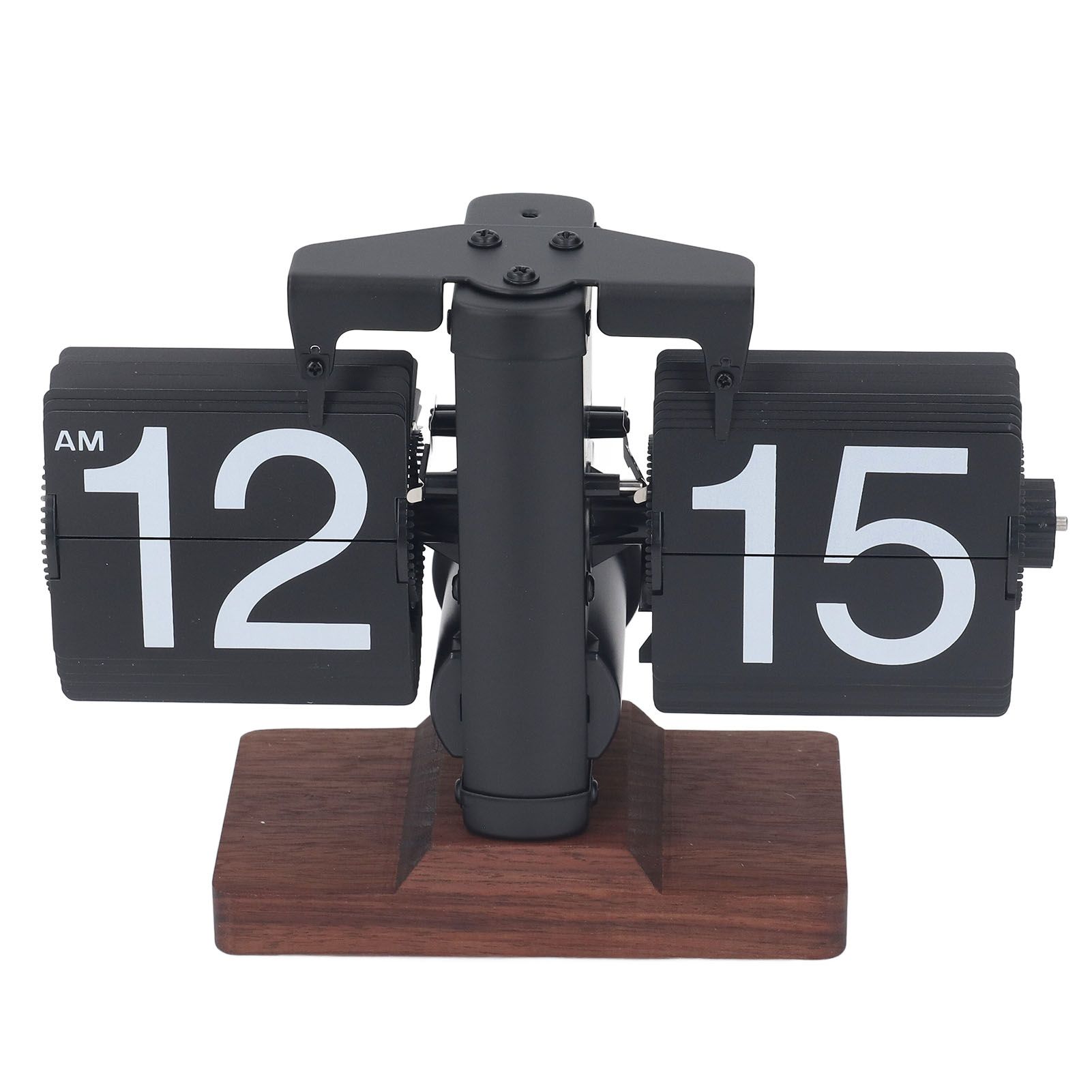 Digital Flip Desk Clock 12 Hours Single Sided Battery Powered Retro Mechanical view 3
