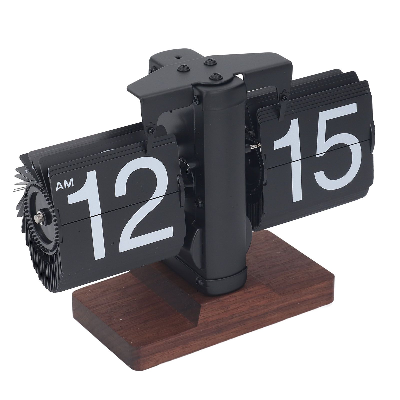Digital Flip Desk Clock 12 Hours Single Sided Battery Powered Retro Mechanical view 4