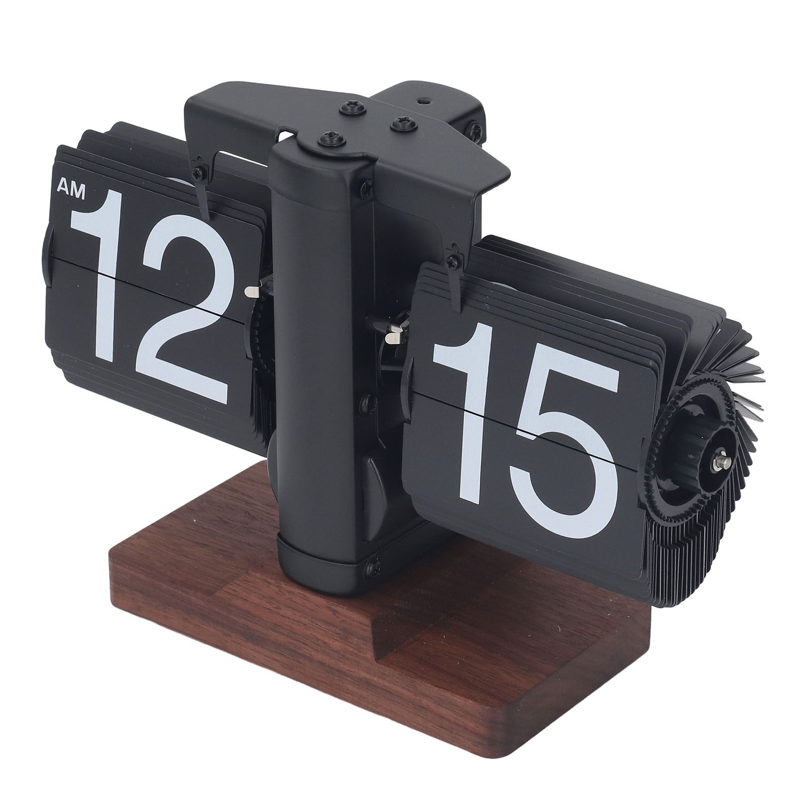 Digital Flip Desk Clock 12 Hours Single Sided Battery Powered Retro Mechanical view 6