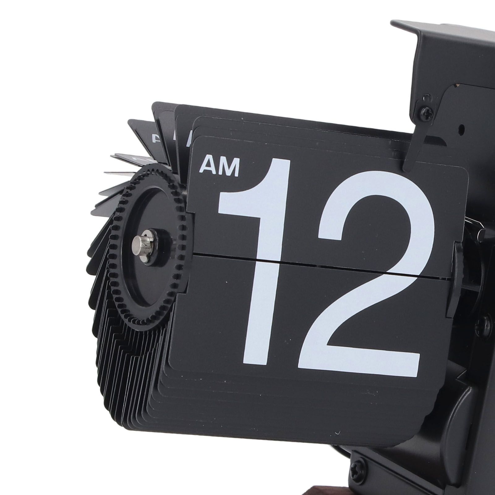 Digital Flip Desk Clock 12 Hours Single Sided Battery Powered Retro Mechanical view 7