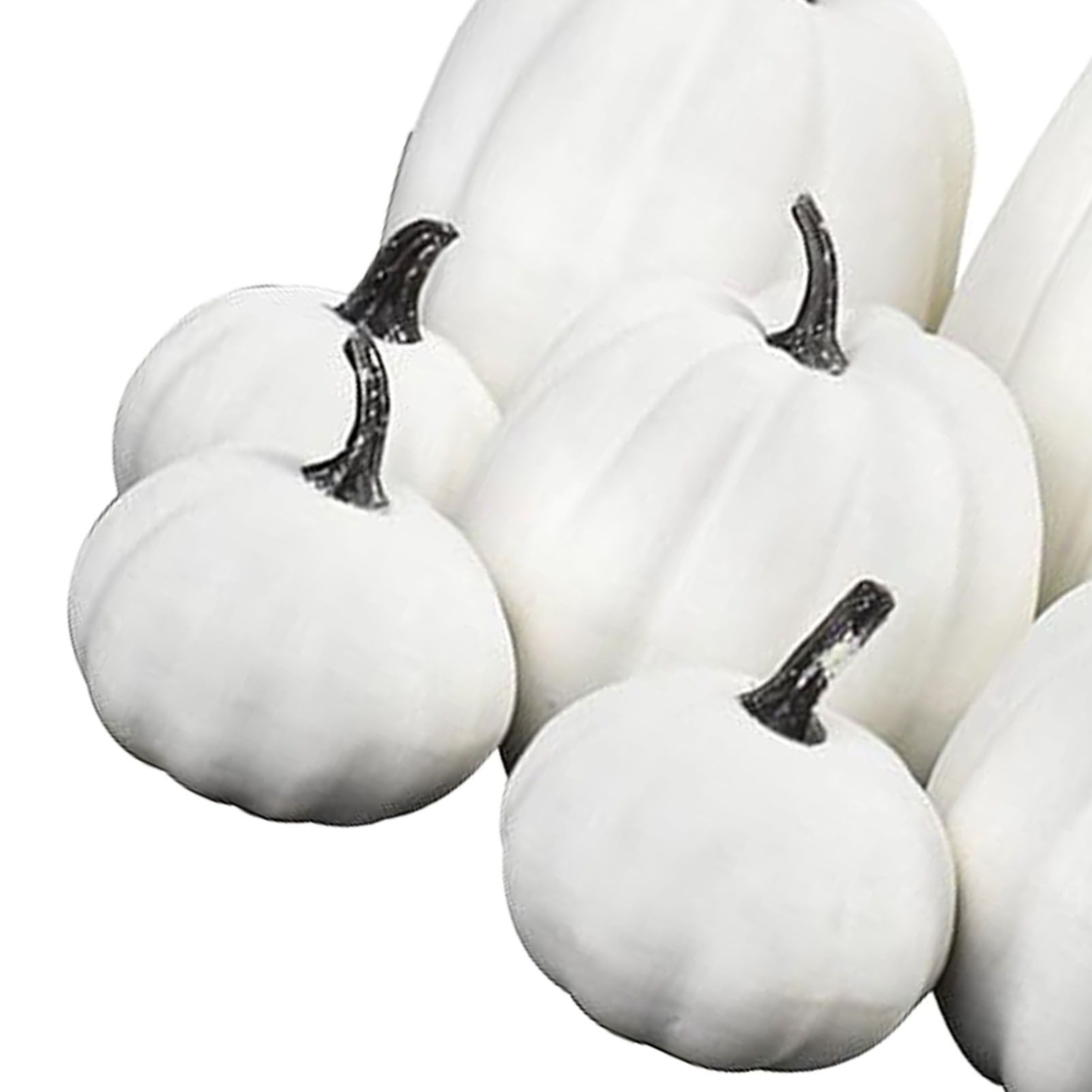 7pcs Simulated Pumpkin Glossy Paint Lightweight Creative Reusable Foam Pumpkin view 7