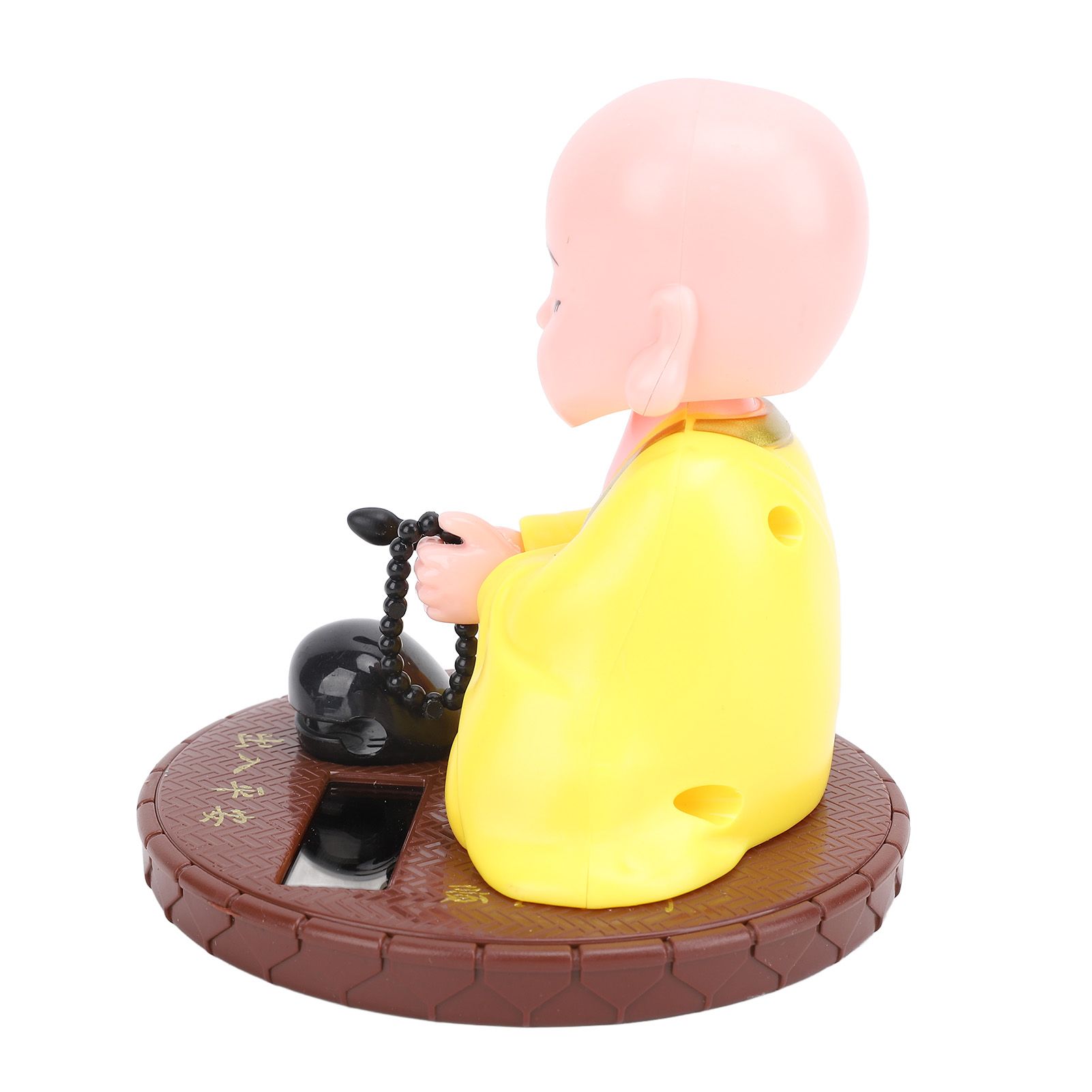 Little Monk Figurine Solar Funny Car Shaking Head Toy Chinese Little Monk view 9