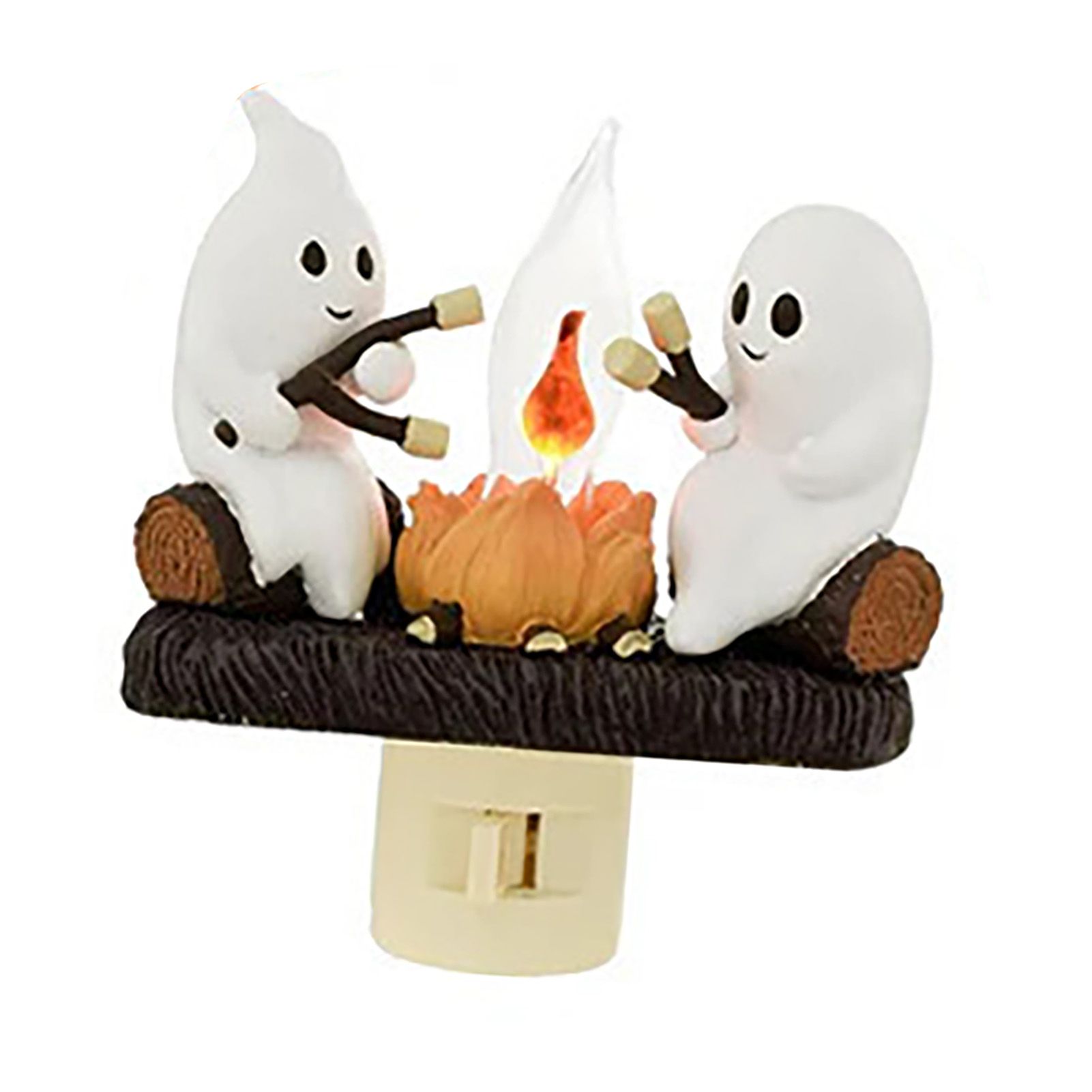 Ghost Campfire Flickering Nightlight LED Campfire Ghost Night Light Flickering
