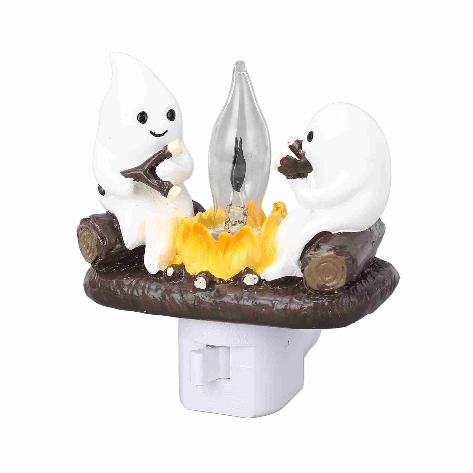 Ghost Campfire Flickering Nightlight LED Campfire Ghost Night Light Flickering view 4