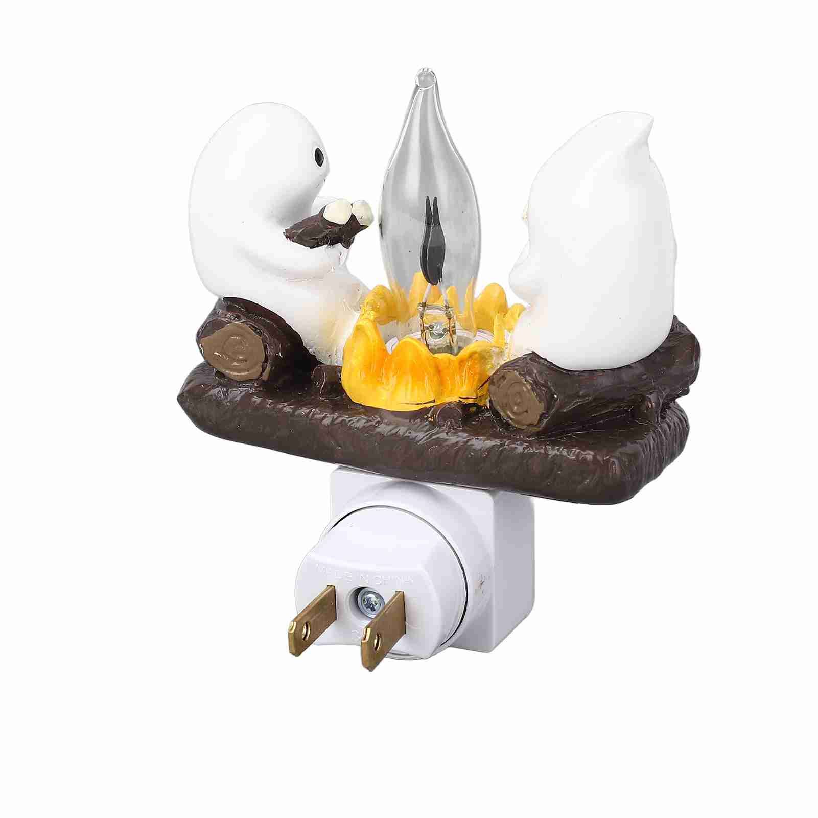 Ghost Campfire Flickering Nightlight LED Campfire Ghost Night Light Flickering view 5