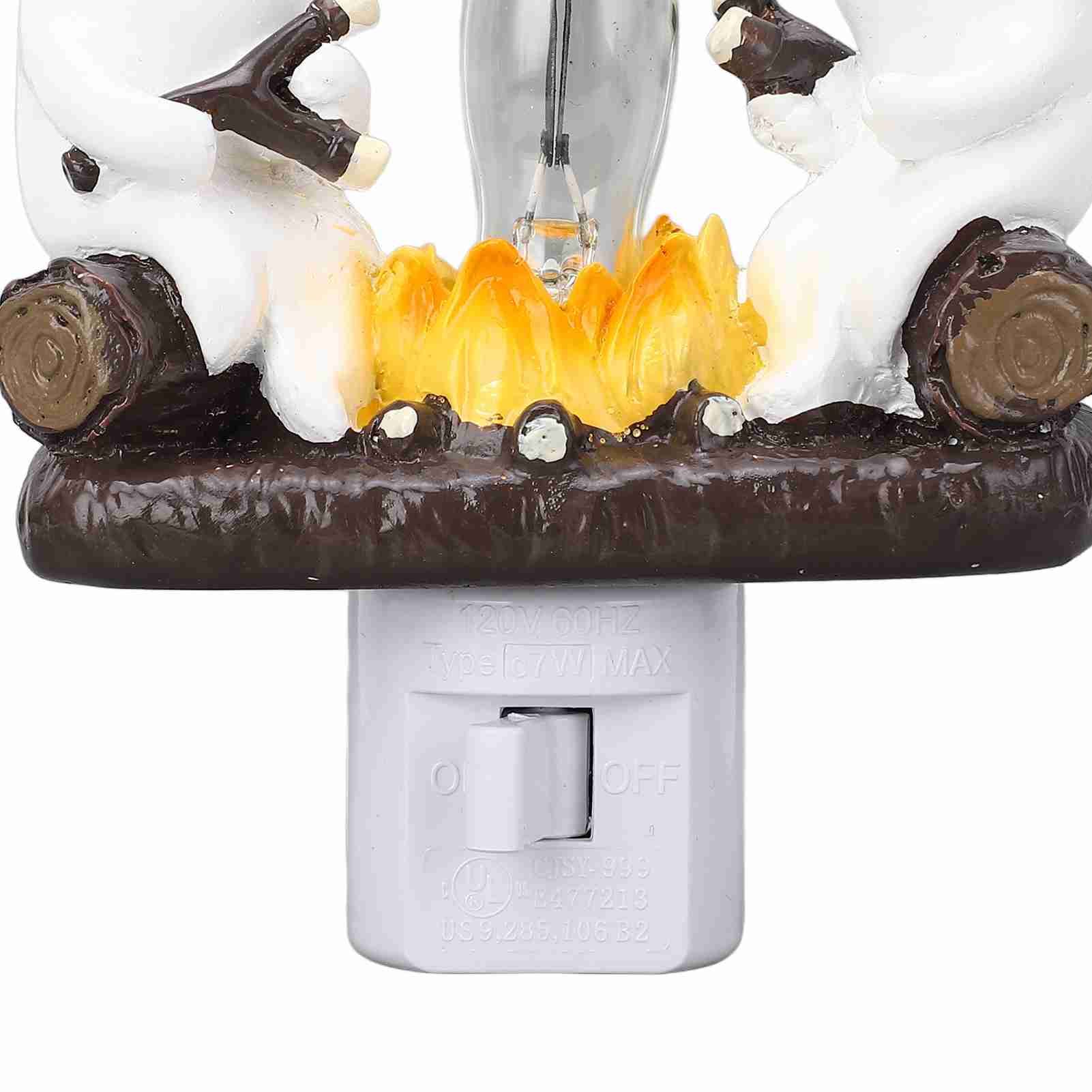 Ghost Campfire Flickering Nightlight LED Campfire Ghost Night Light Flickering view 7