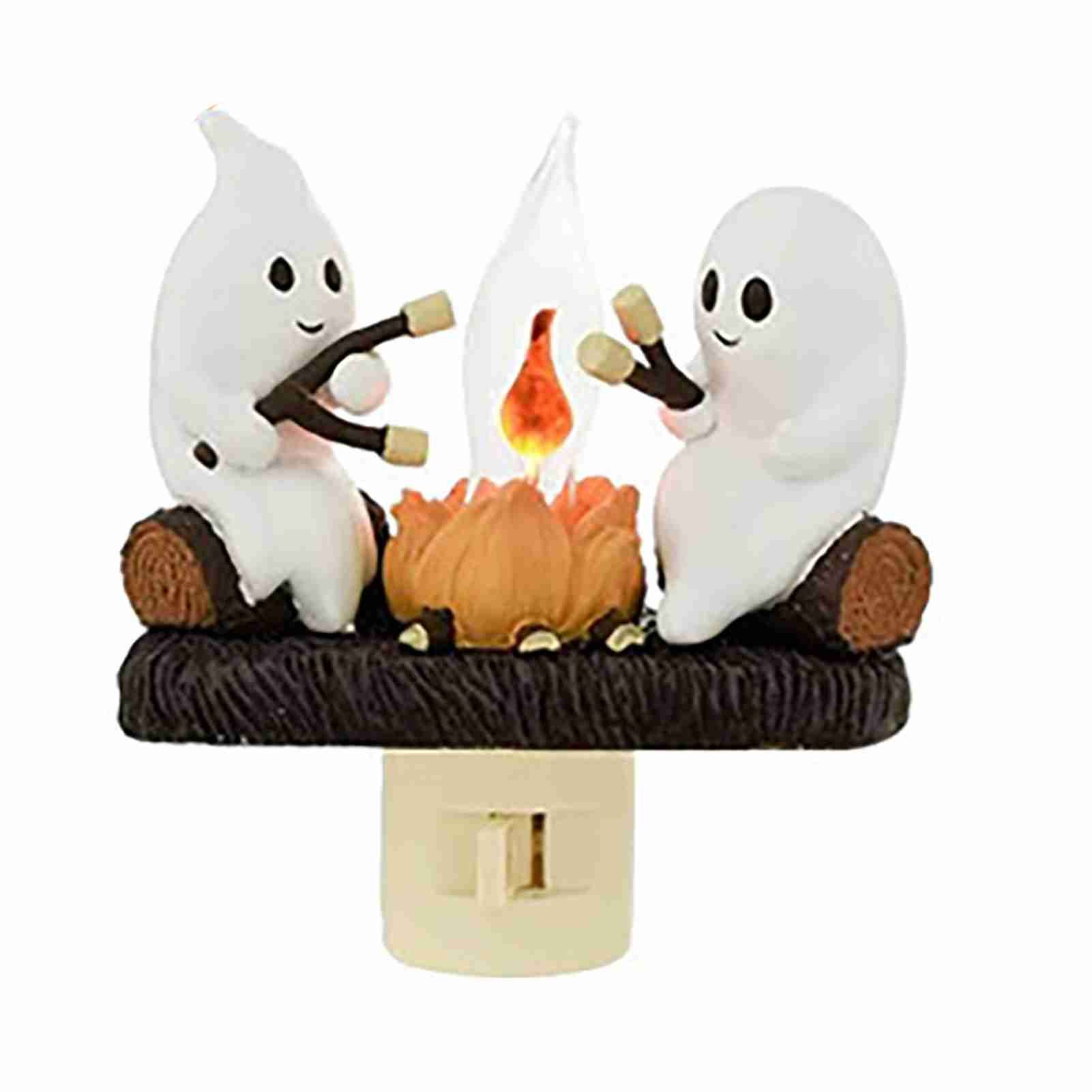 Ghost Campfire Flickering Nightlight LED Campfire Ghost Night Light Flickering view 9