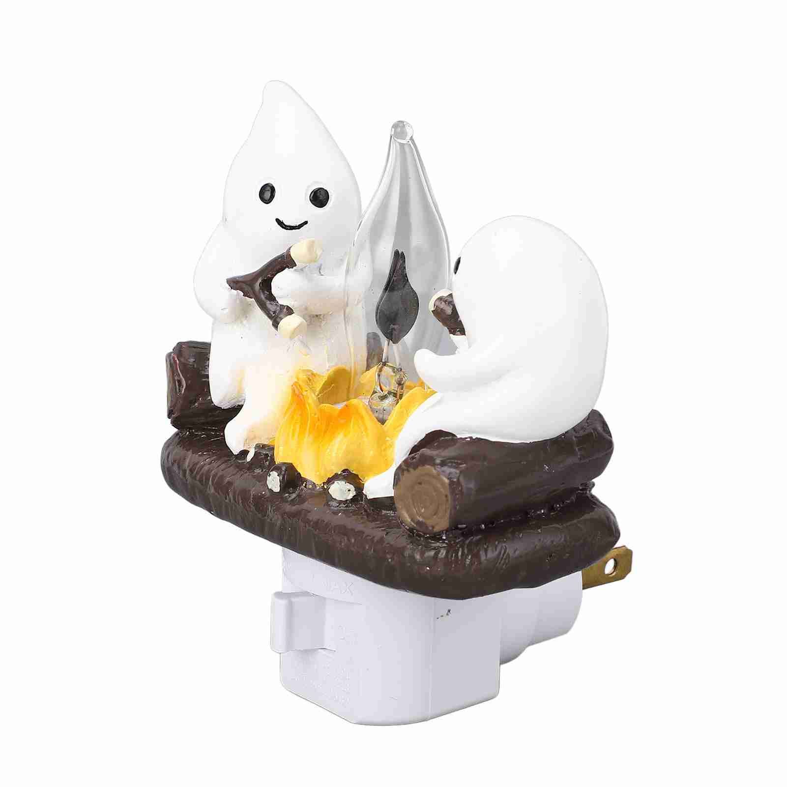 Ghost Campfire Flickering Nightlight LED Campfire Ghost Night Light Flickering view 10