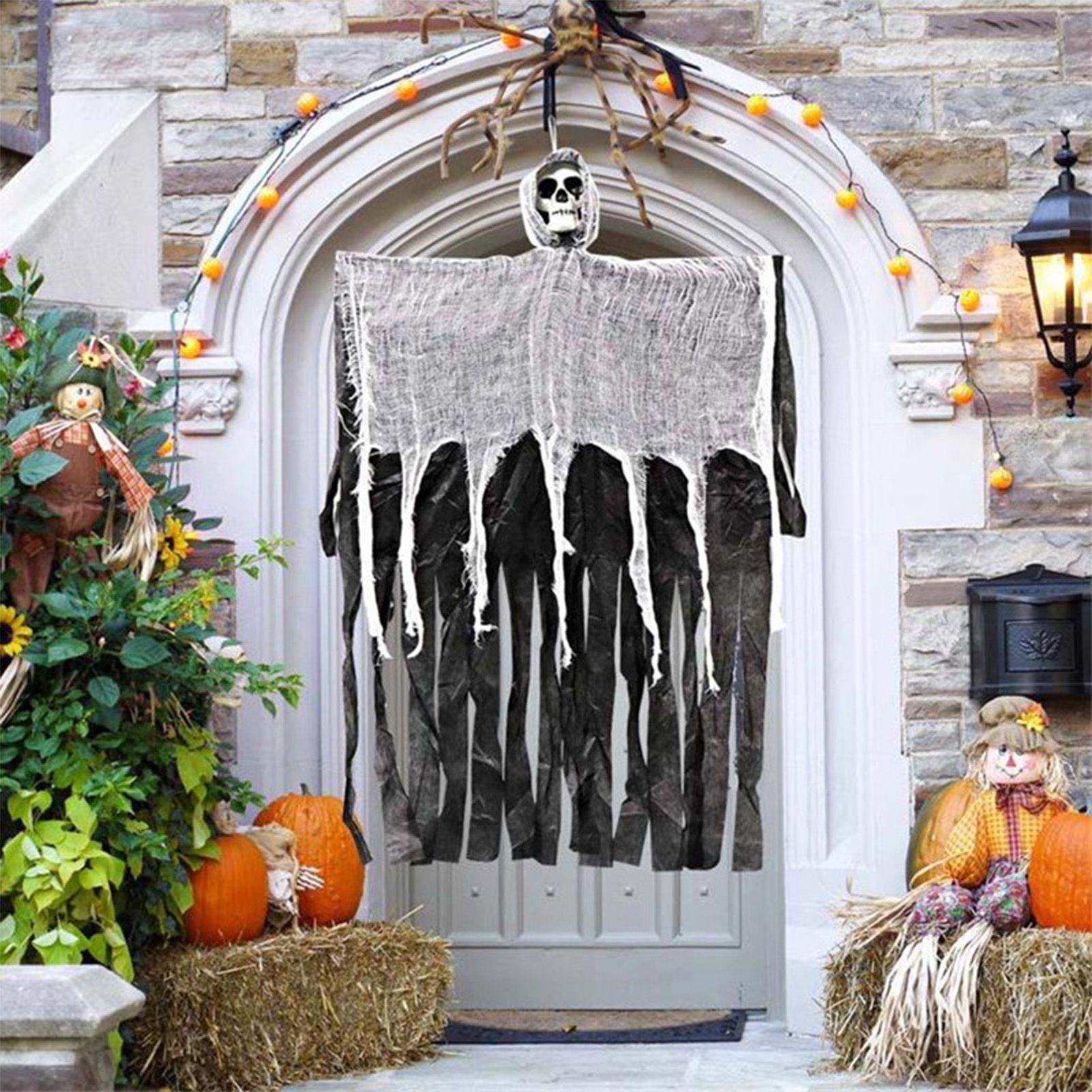 Hanging Skeleton Ghost Hanging Skull Horror Ghost Scary Hanging Ghost view 8