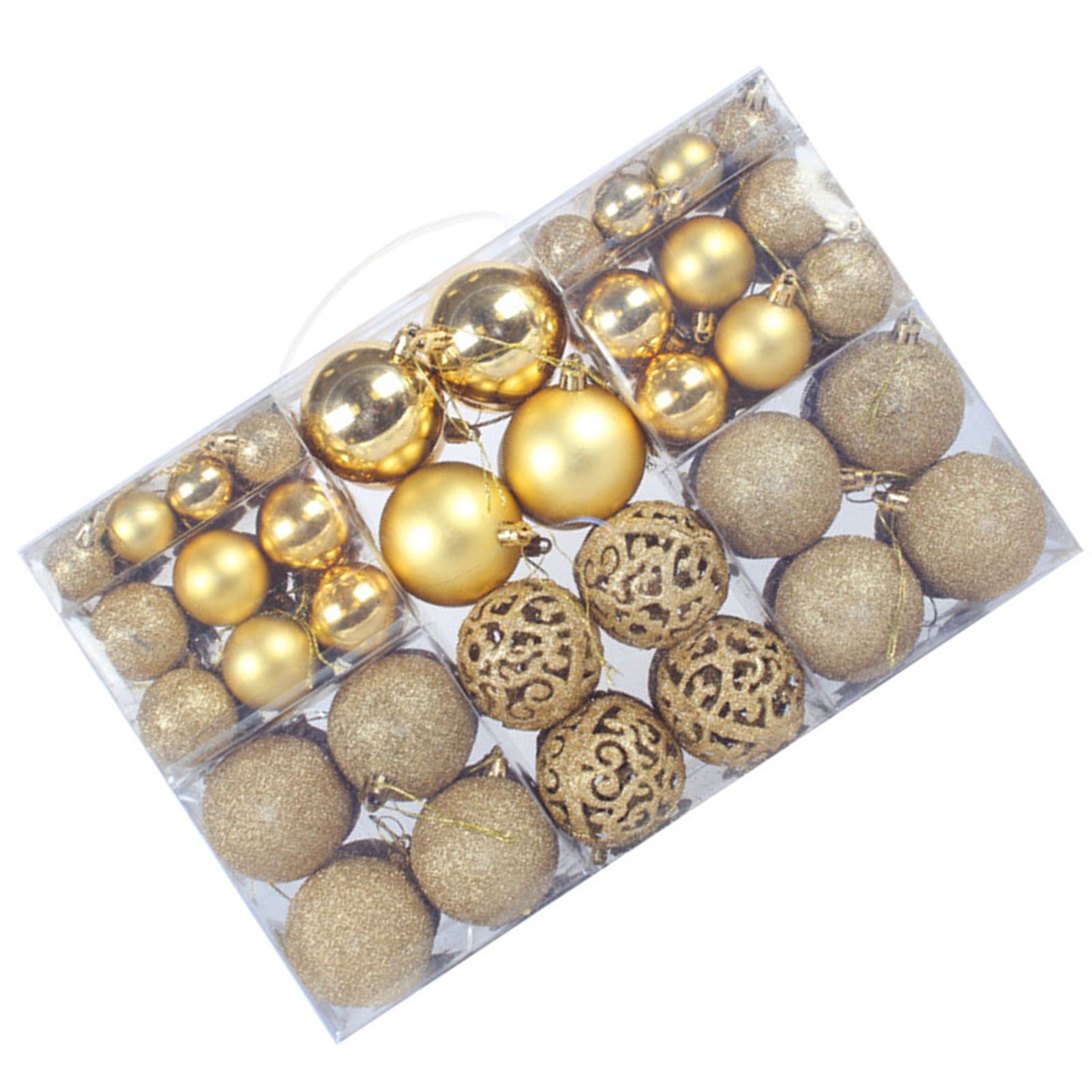 Xmas Tree Balls Plastic Various Styles Xmas Tree Ball Ornaments for Party view 6
